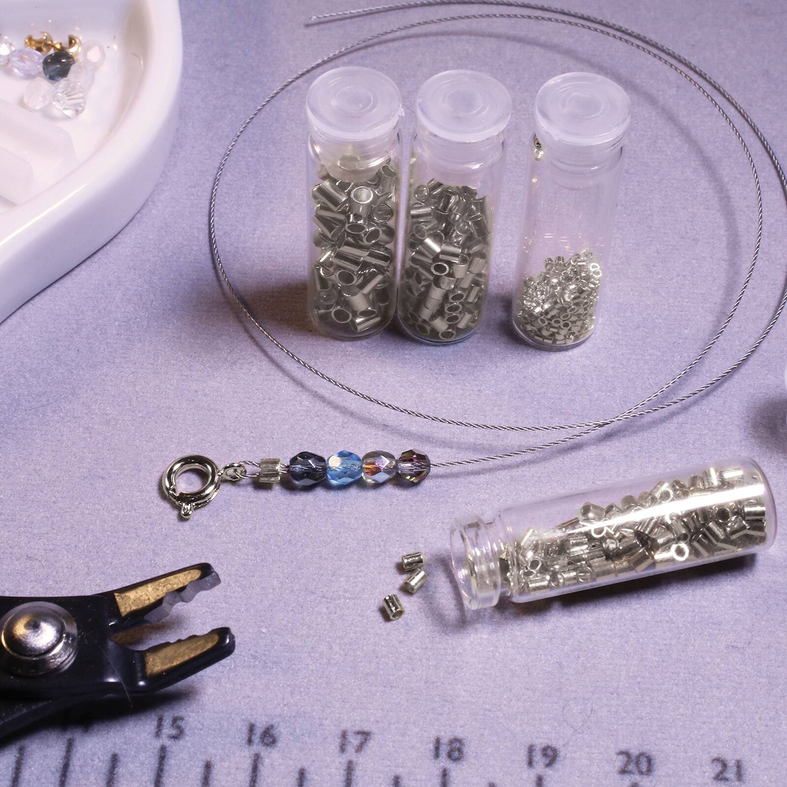 The Beadsmith® Silver Plated Crimp Tubes, 600ct.