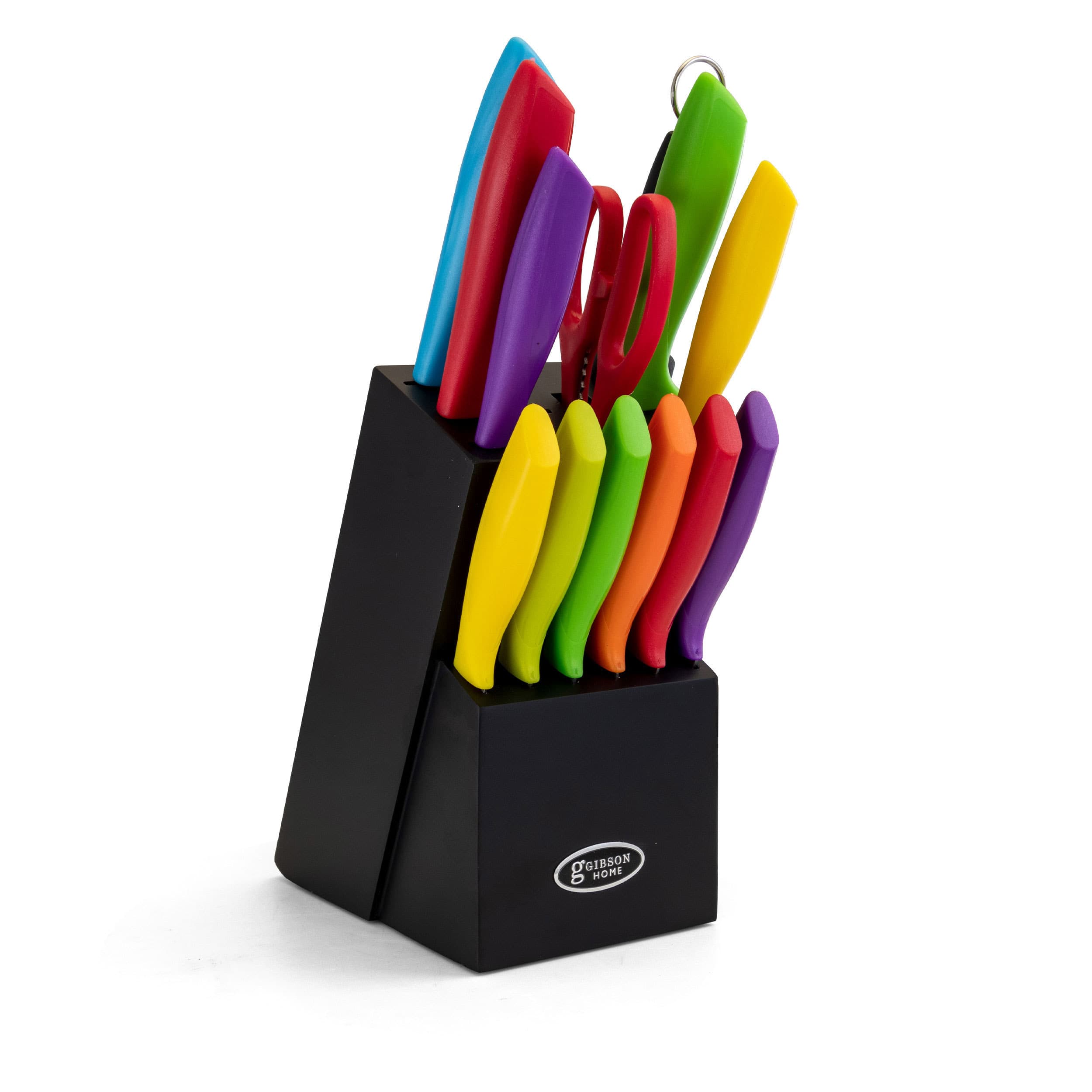 Gibson Home Color Vibes 14-Piece Cutlery Knife Set