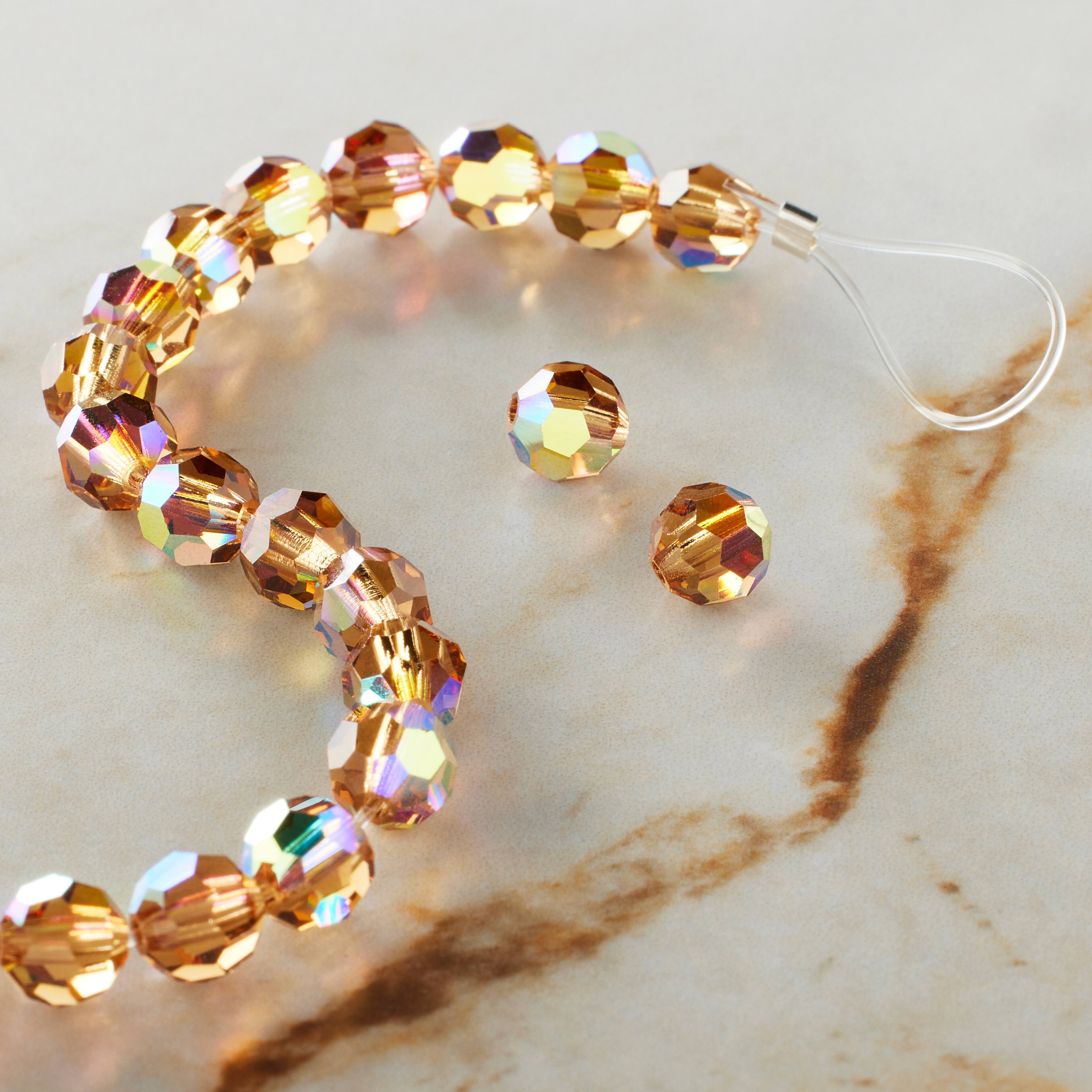 12 Pack: Preciosa Glass Crystal Round Beads, 6mm by Bead Landing™