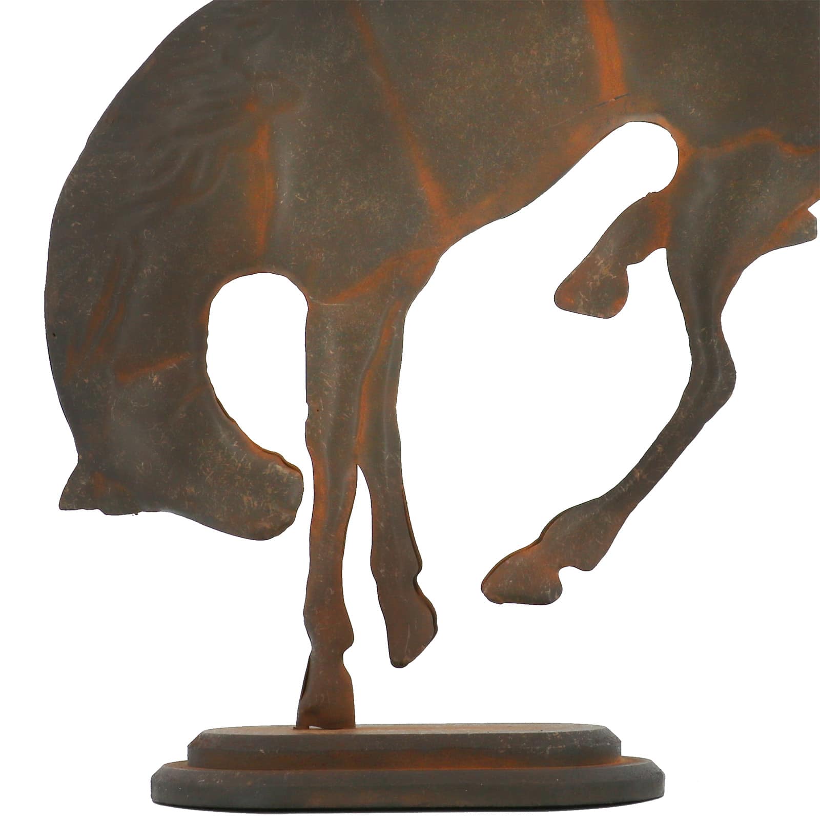 12&#x22; Rusted Bronze Metal Bucking Horse Tabletop D&#xE9;cor by Ashland&#xAE;