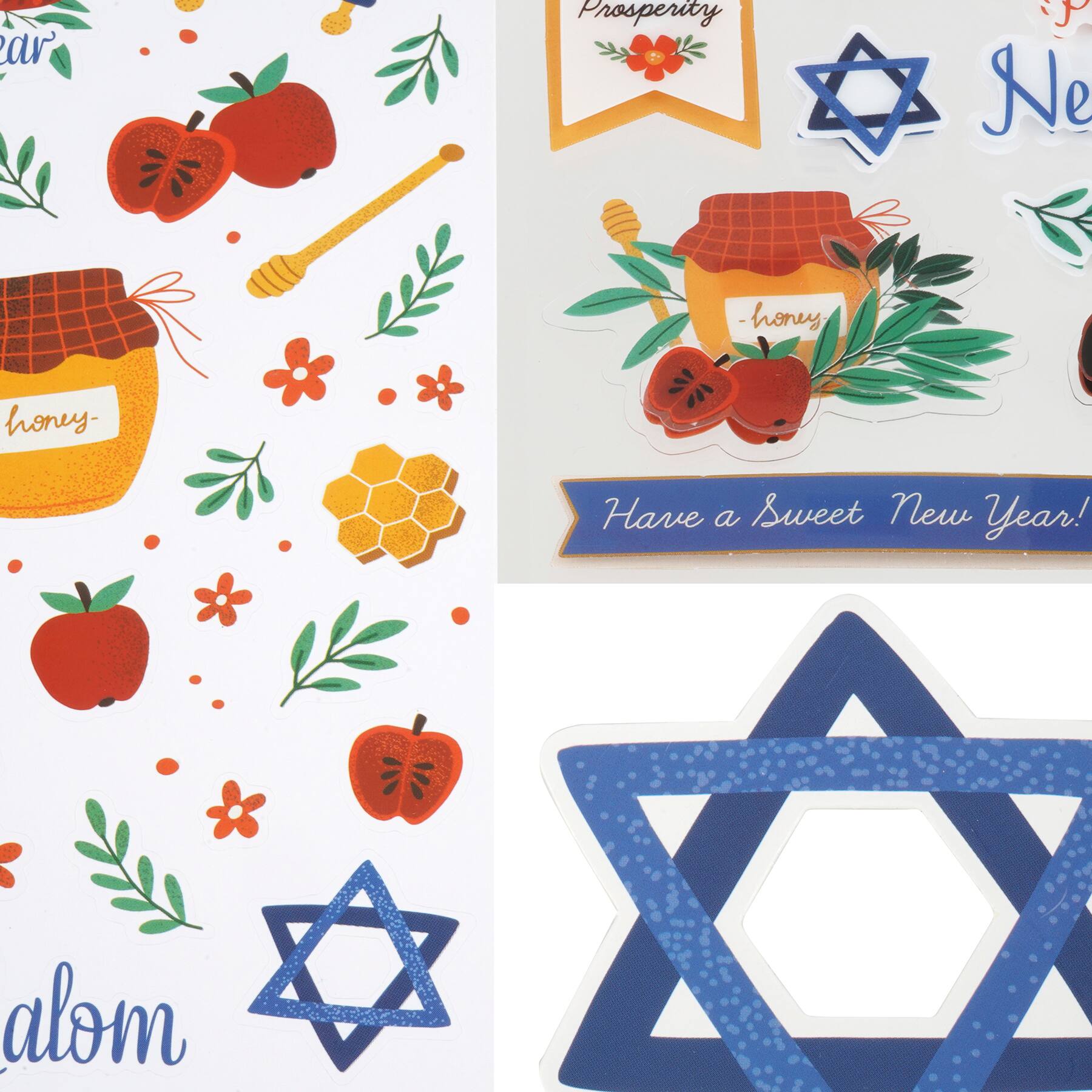 12 Pack: Rosh Hashanah Holiday Stickers by Recollections&#x2122;