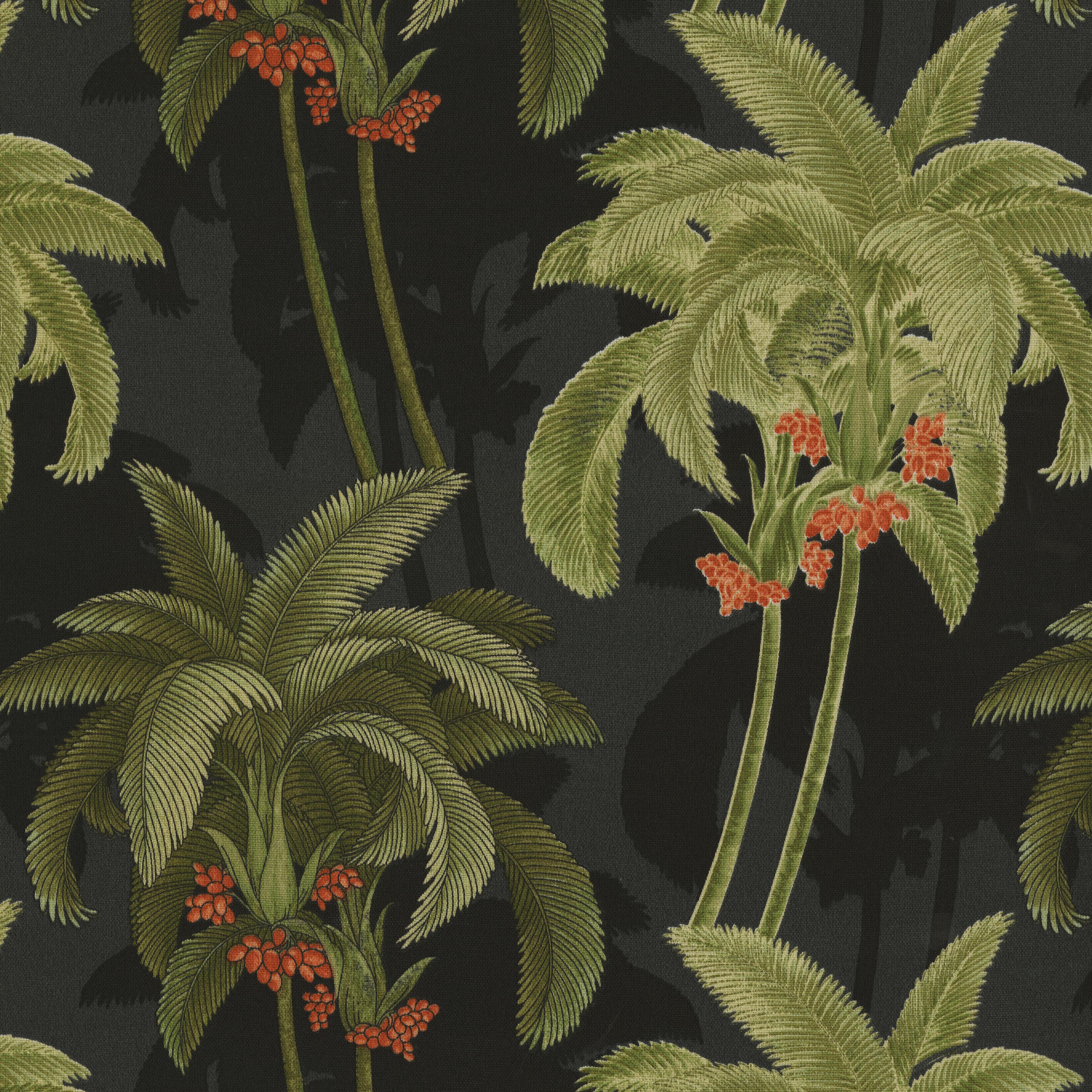 Tommy Bahama Ebony Shadow Palms Outdoor Fabric