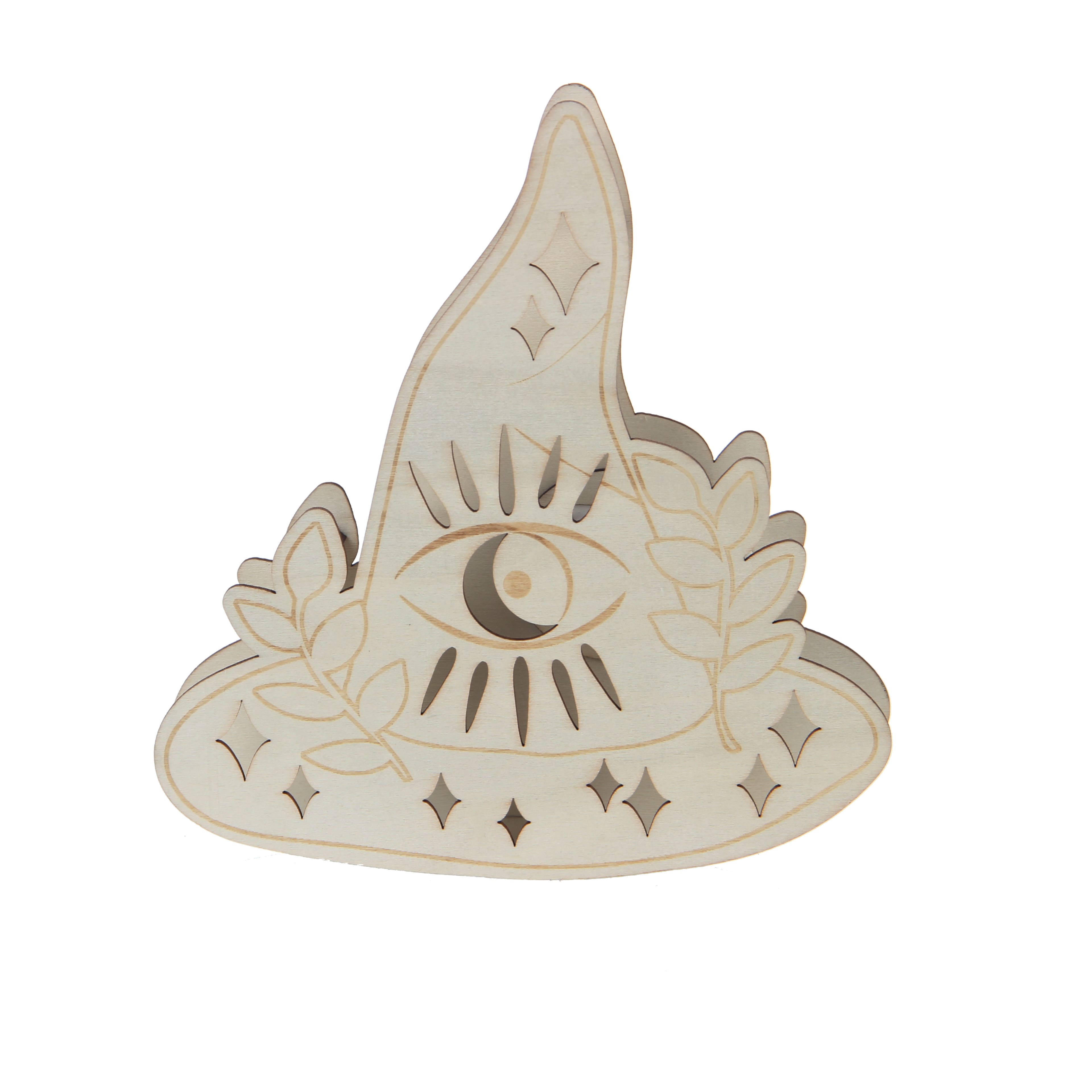 7" Witch Hat DIY LED Plywood Décor by Make Market®