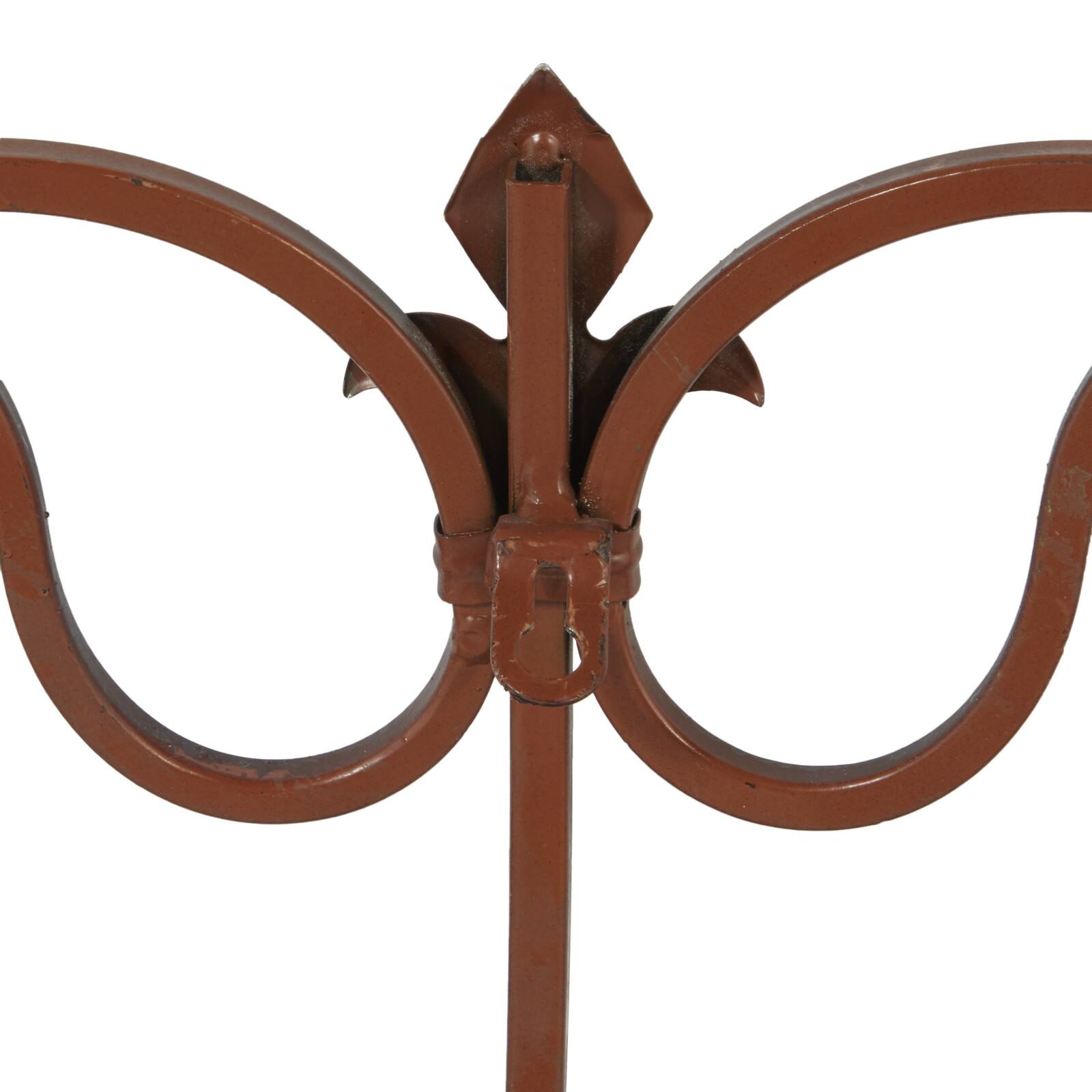 29&#x22; Brown Iron Rustic Wall Art