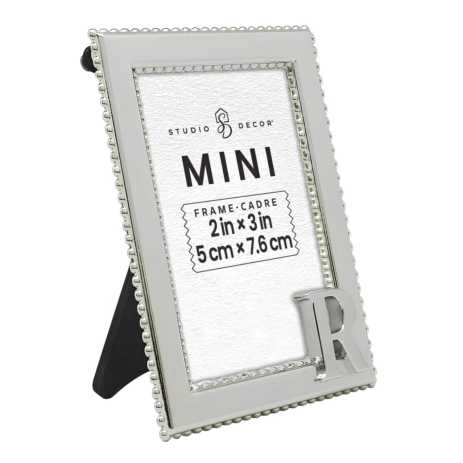 Mini Silver R Frame by Studio Décor®