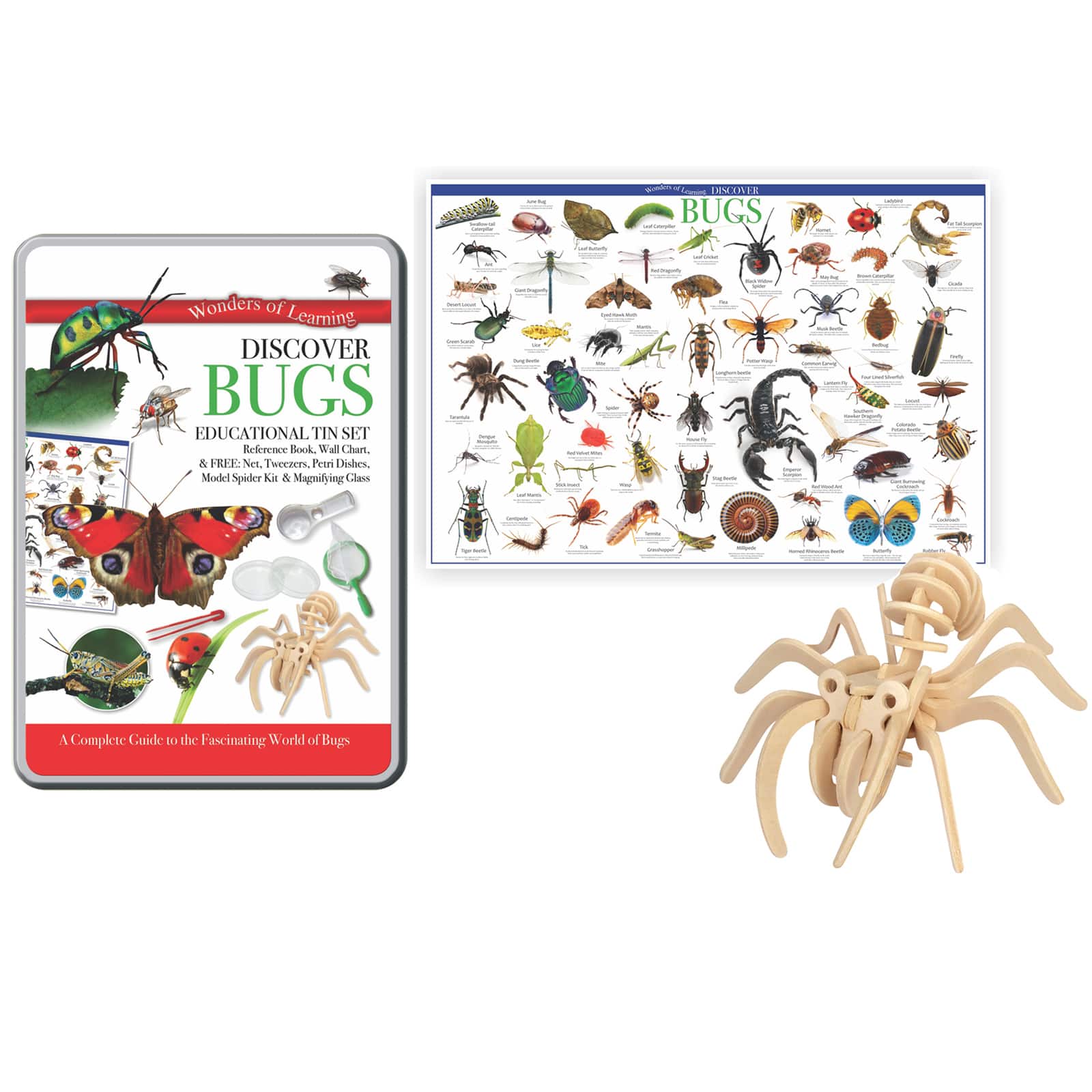 Wonders of Learning Discover Bugs Educational Tin Set