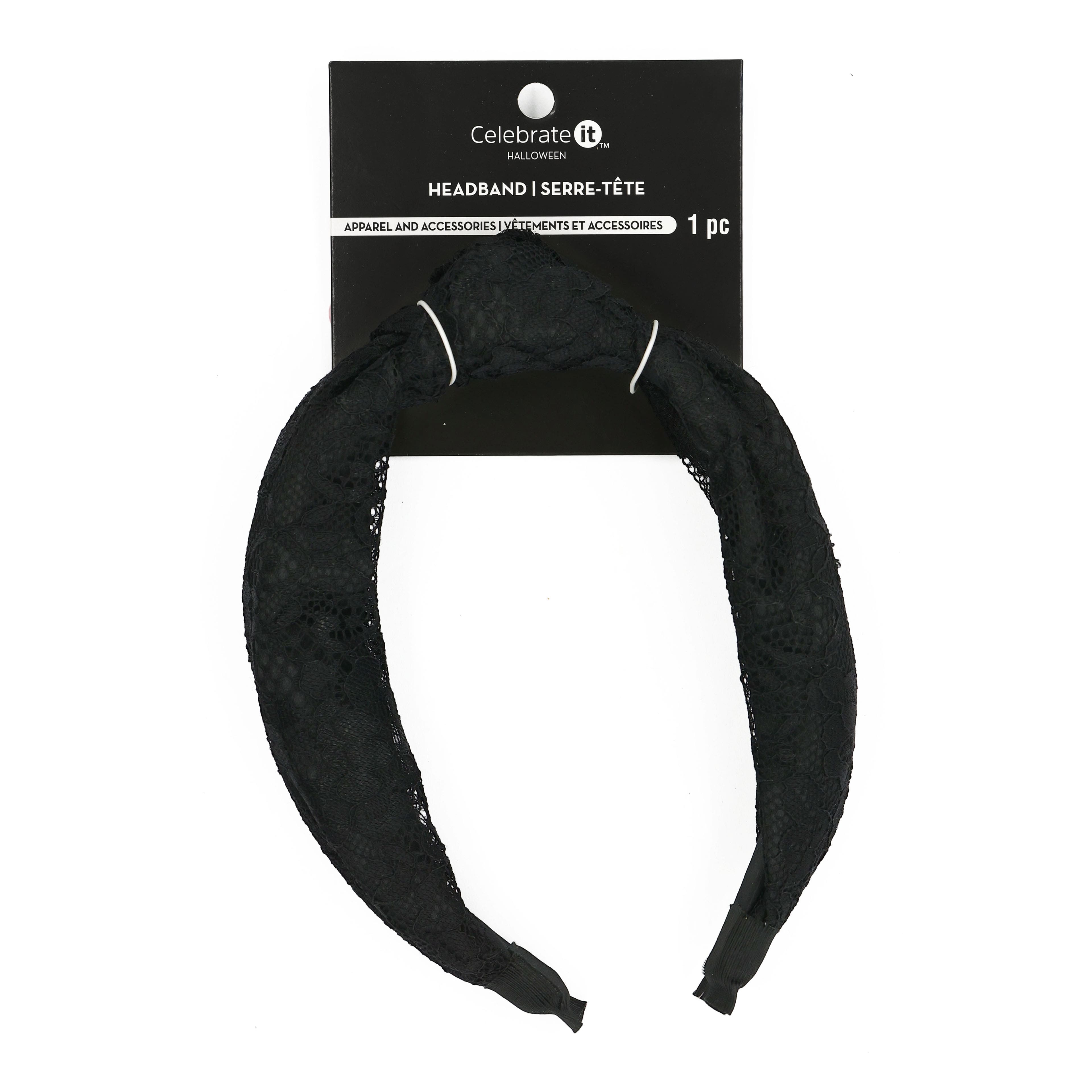 Black Lace Headband by Celebrate It&#x2122;