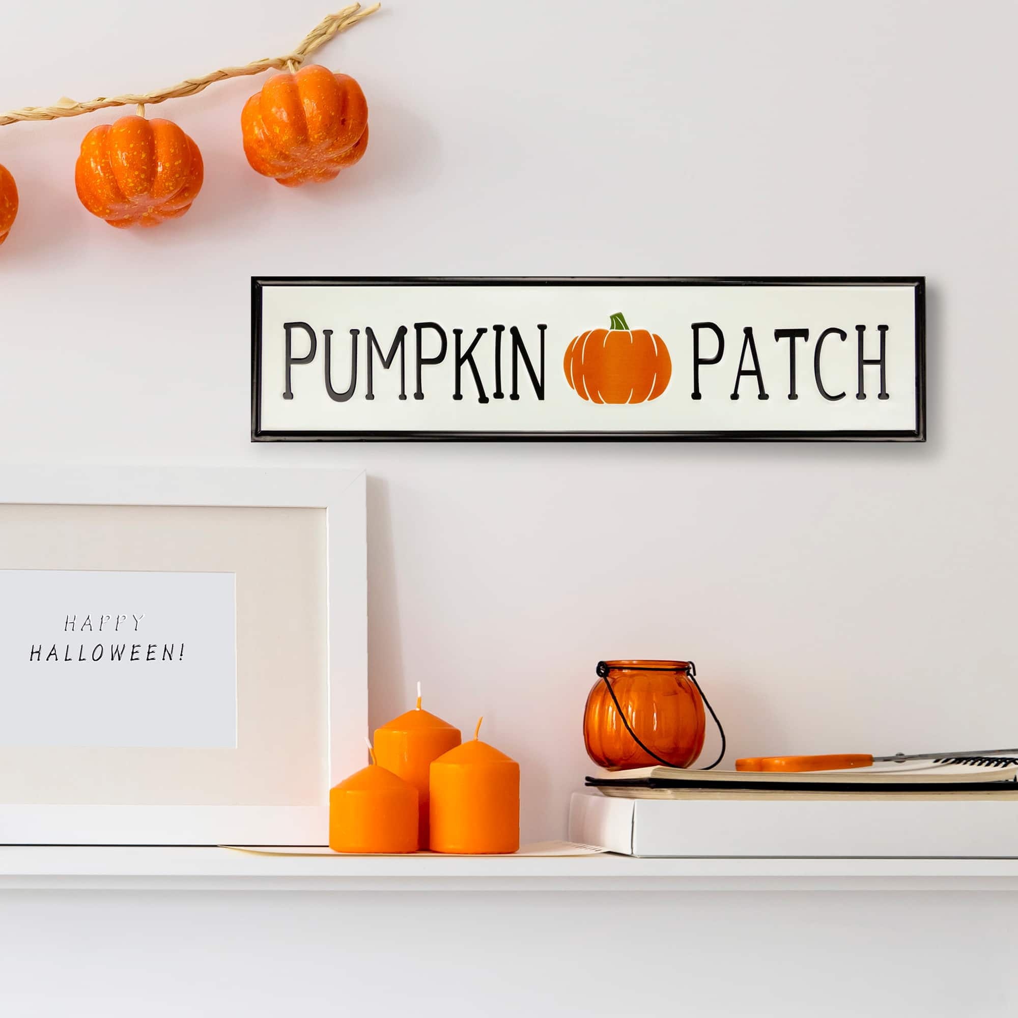 31.5&#x22; Metal Pumpkin Patch Fall Harvest Sign