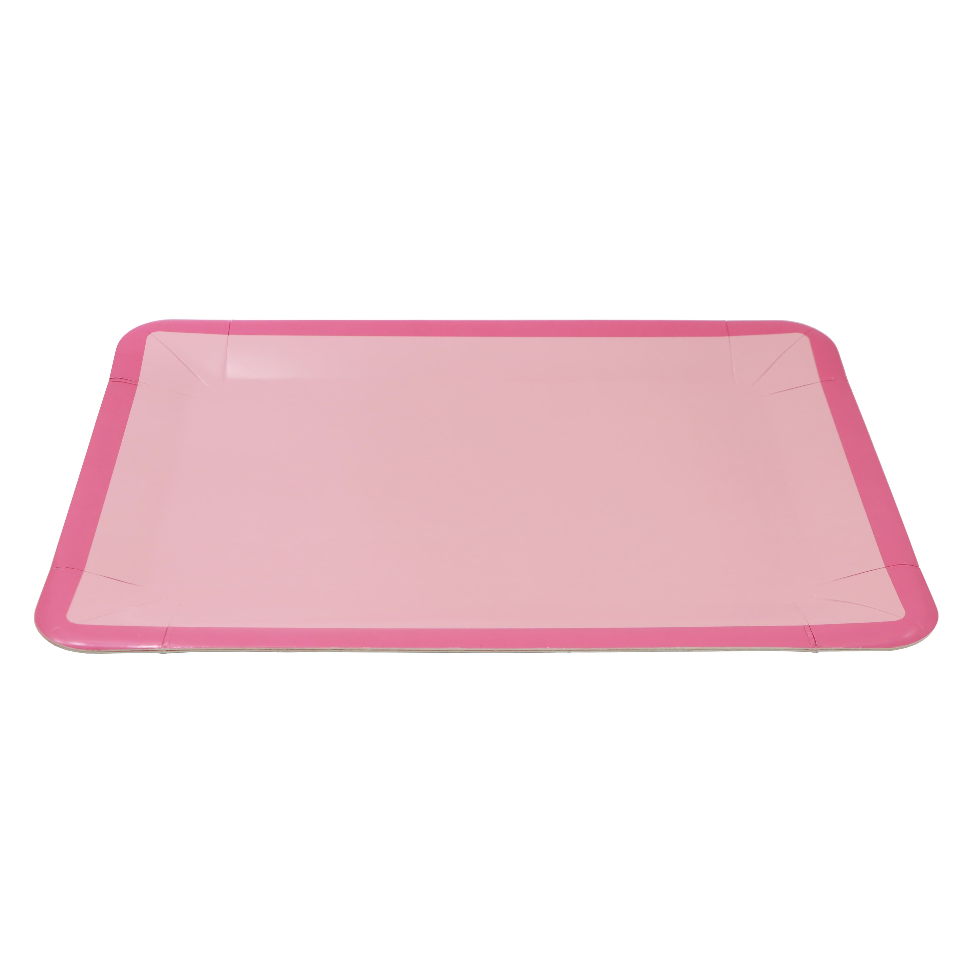 9&#x22; x 13&#x22; Pink Paper Trays, 2ct. by Celebrate It&#x2122;