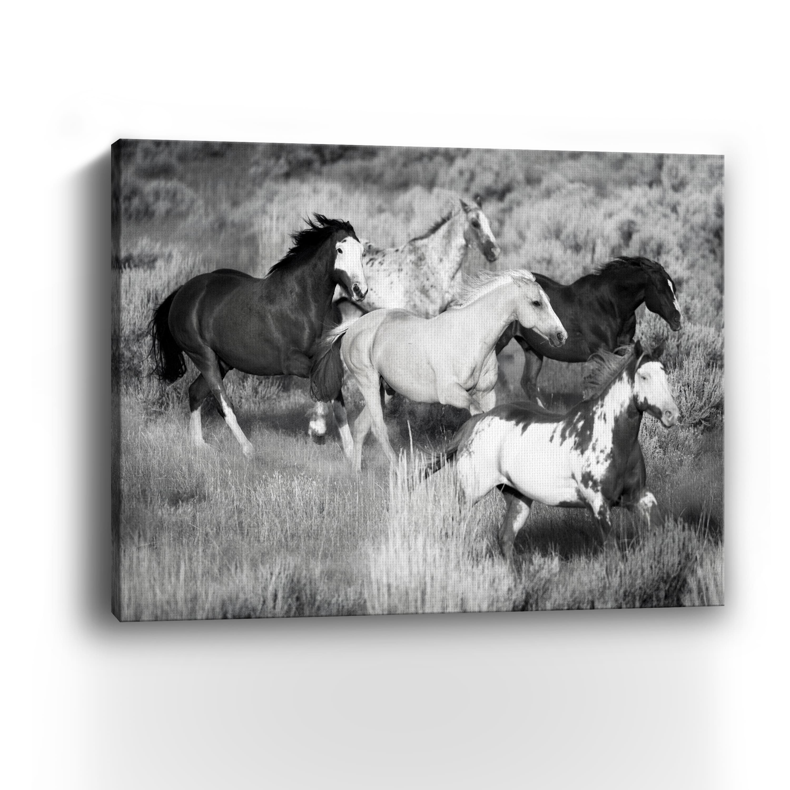 Prairie Run Canvas Giclee