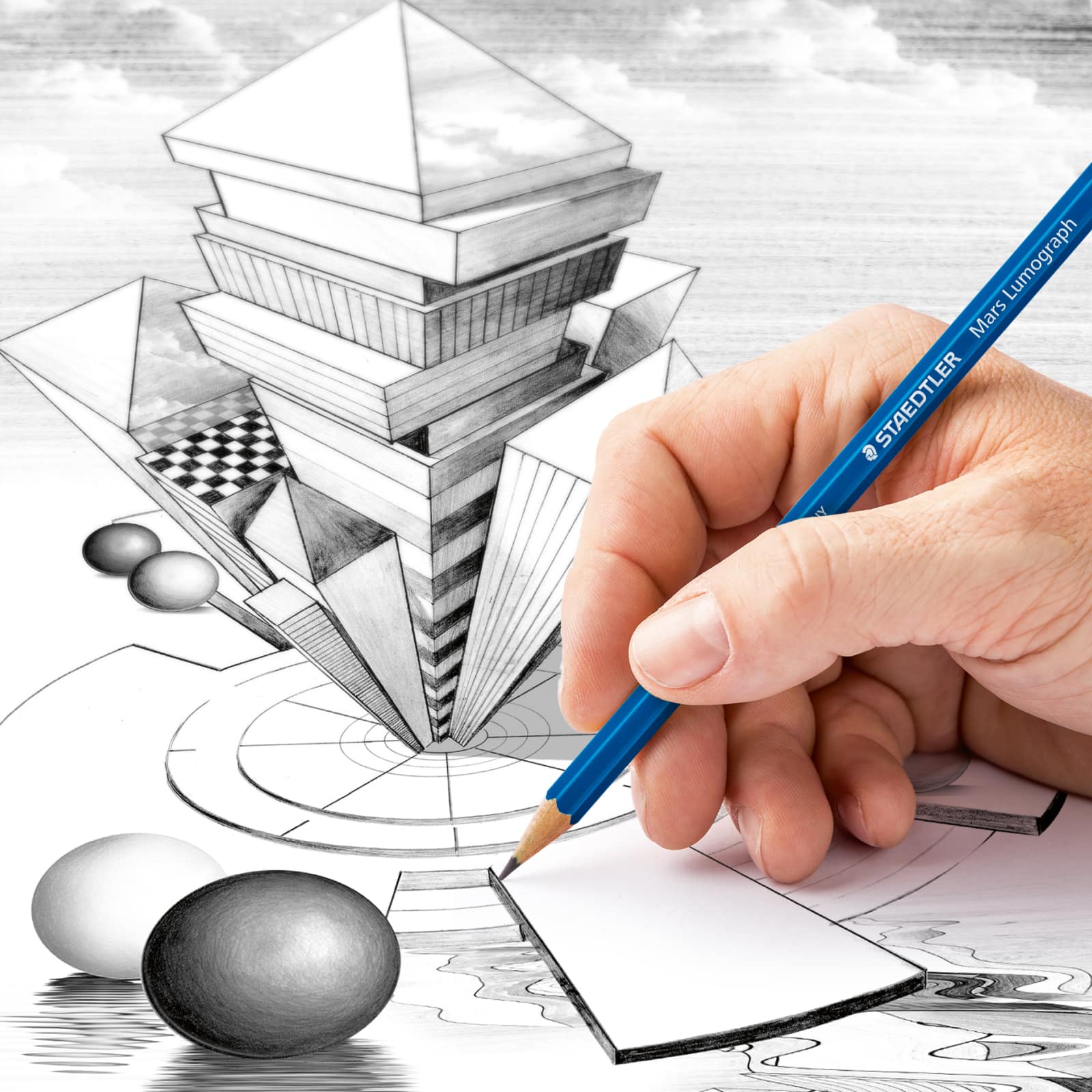 18 Pack: Staedtler® Mars® Lumograph® 100 Drawing Pencil