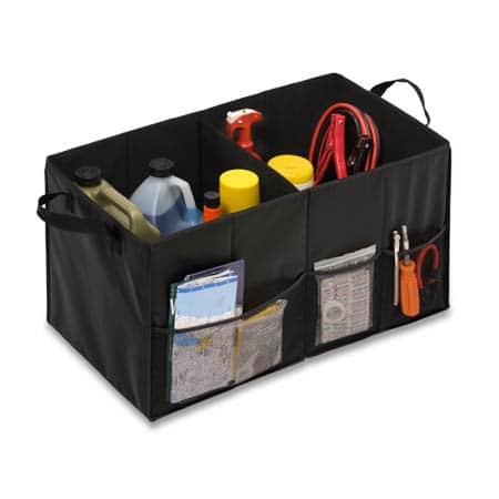 Honey Can Do Black Collapsible Large Folding Trunk Organizer