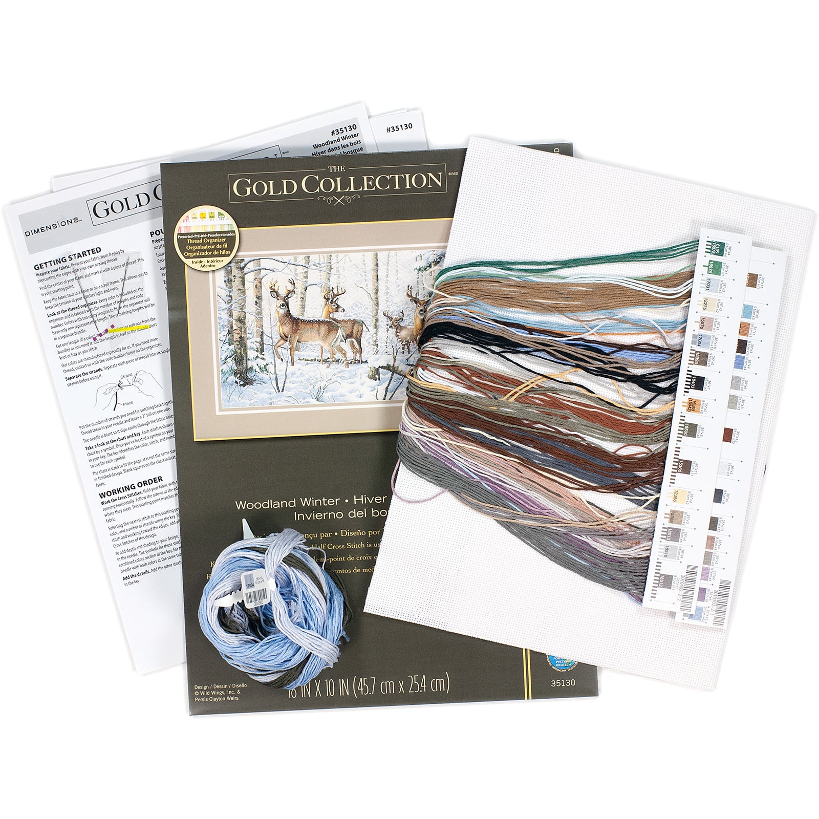 Dimensions&#xAE; Woodland Winter Counted Cross Stitch Kit