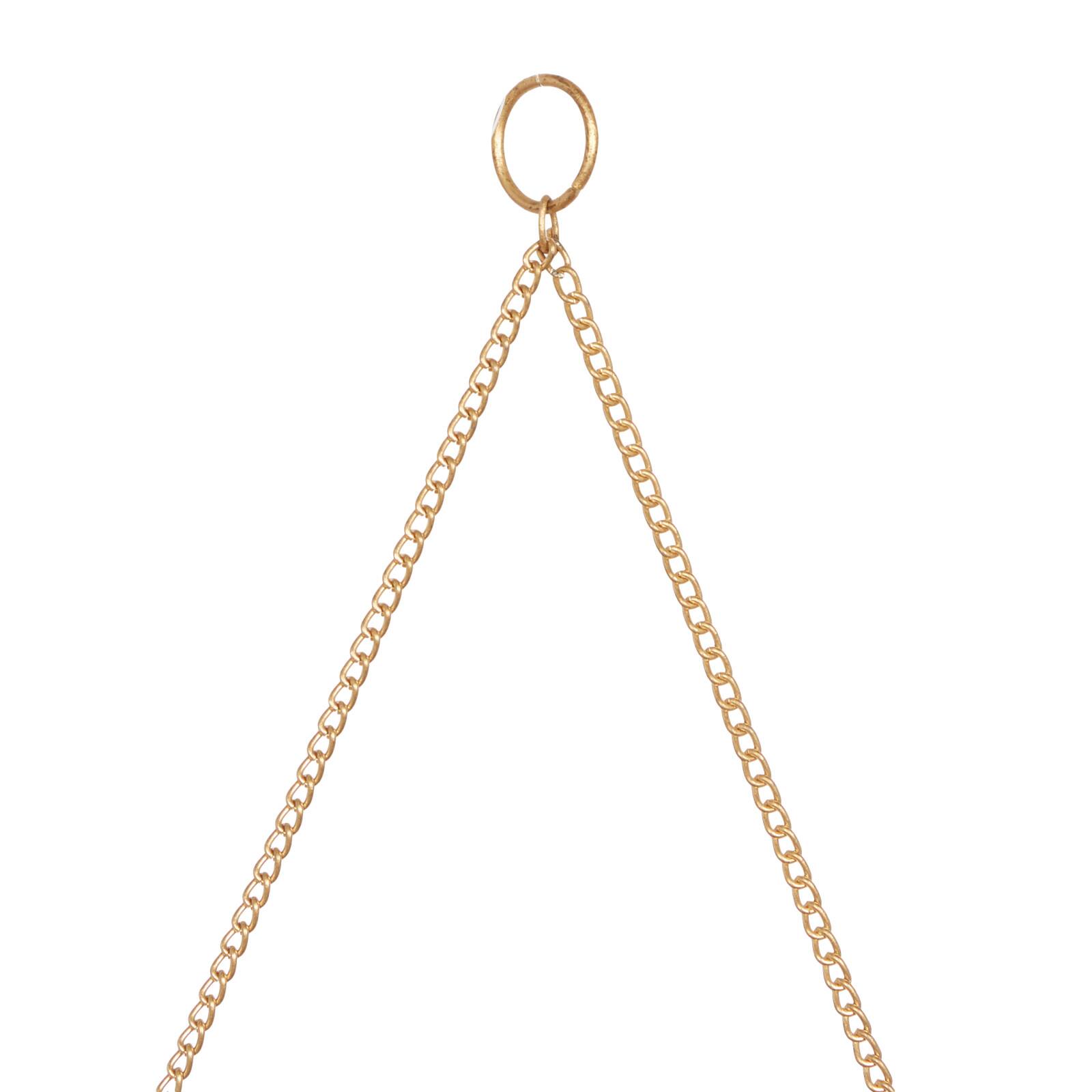 36" White Metal Eclectic Garden Windchime