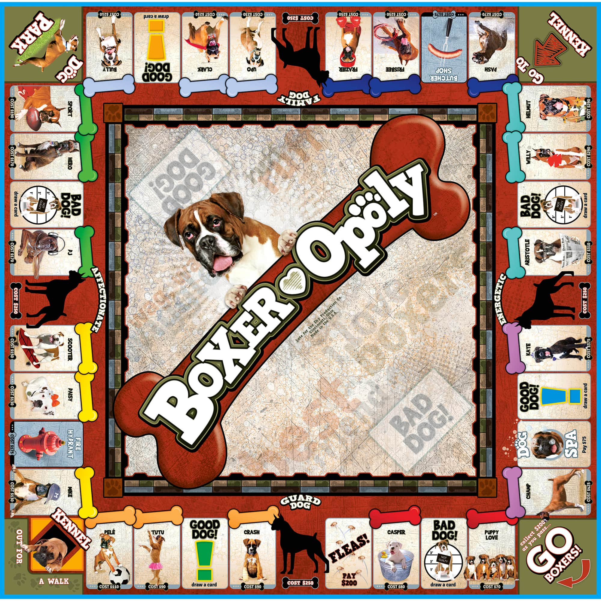 Late For The Sky Boxer-Opoly™ Board Game | Board Games | Michaels