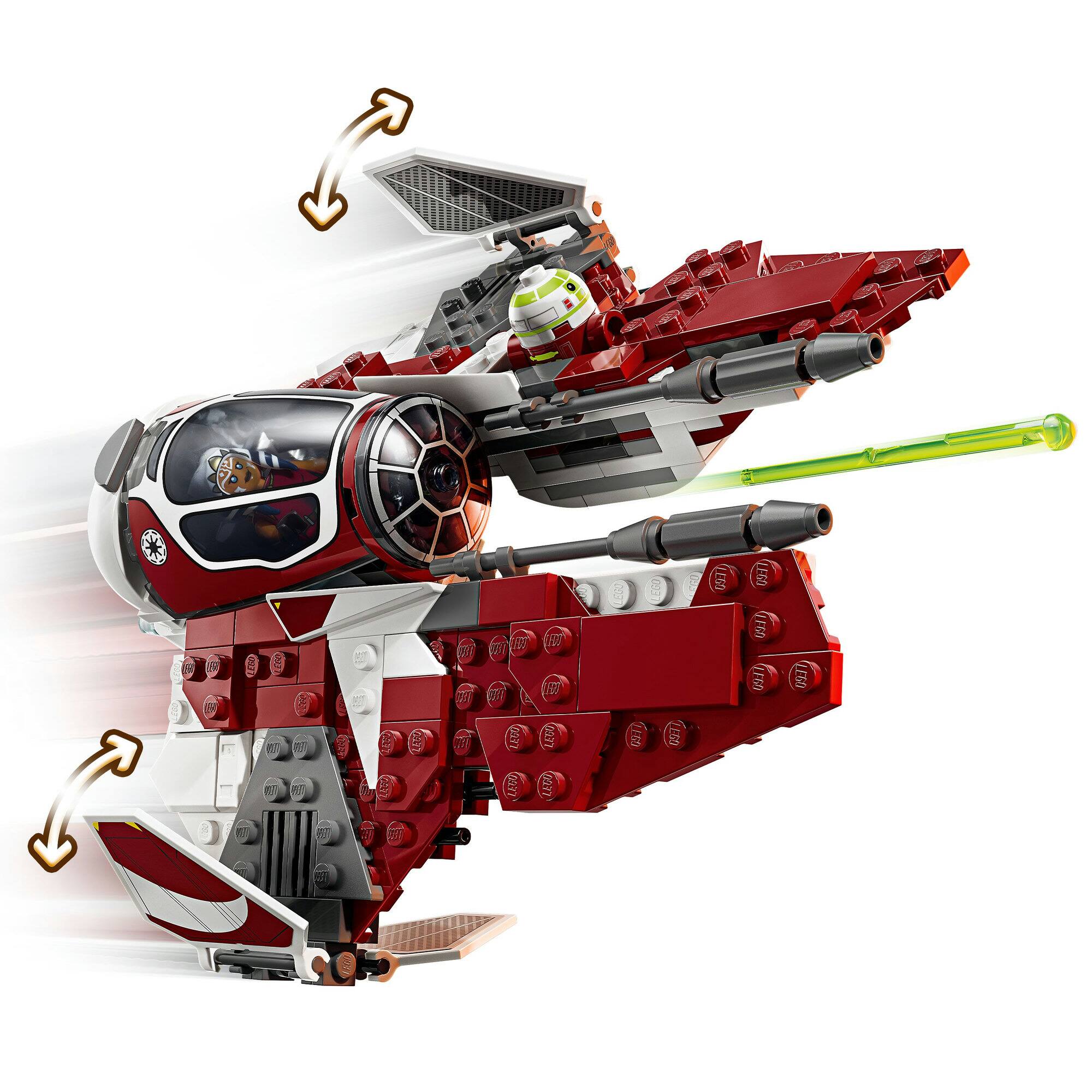 さな LEGO® Star Wars™ Ahsoka's Jedi Interceptor™ Starfighter Building