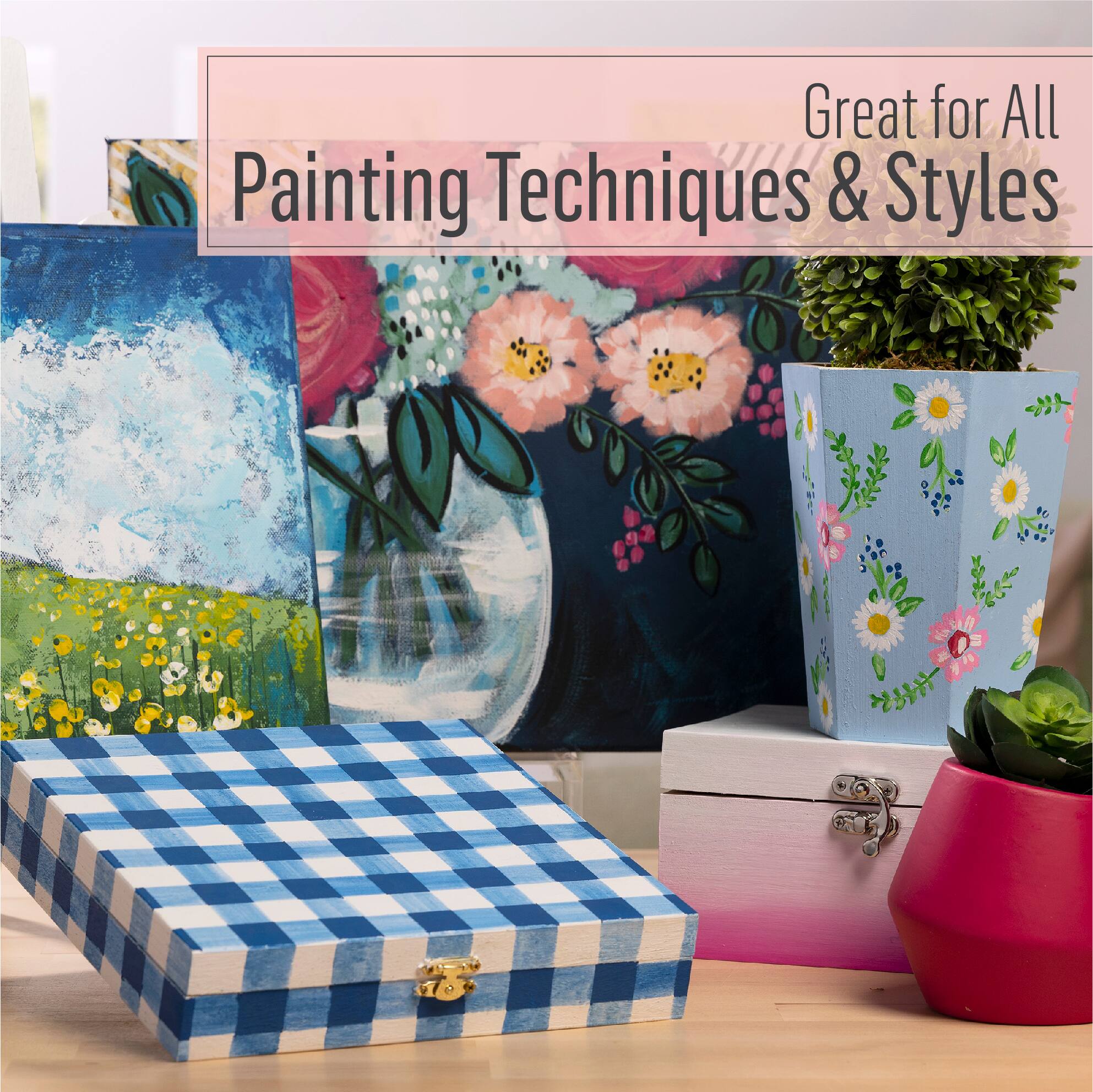 6 Pack: FolkArt® Matte Acrylic Paint, 16oz.