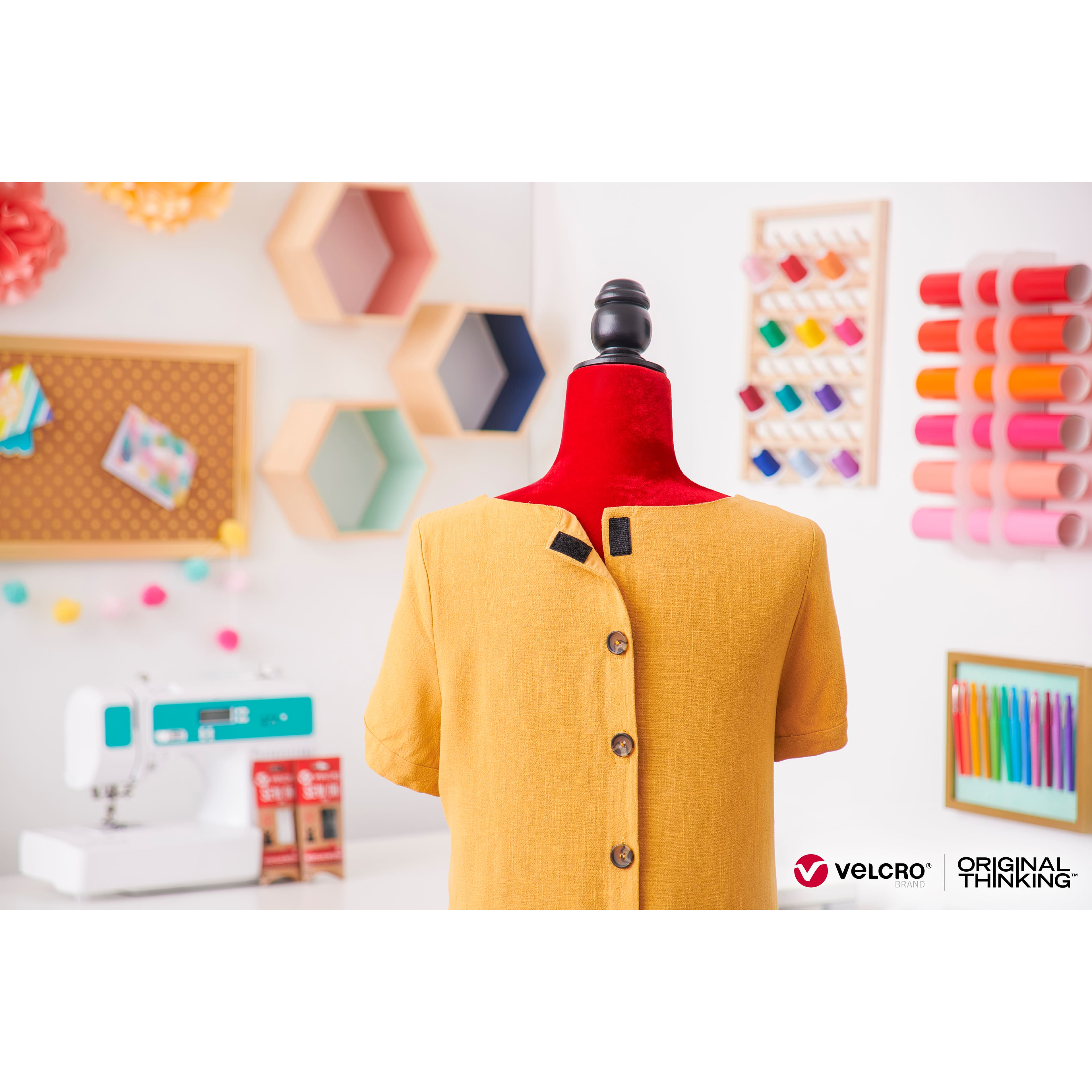 VELCRO® Brand Black Sew On Tape