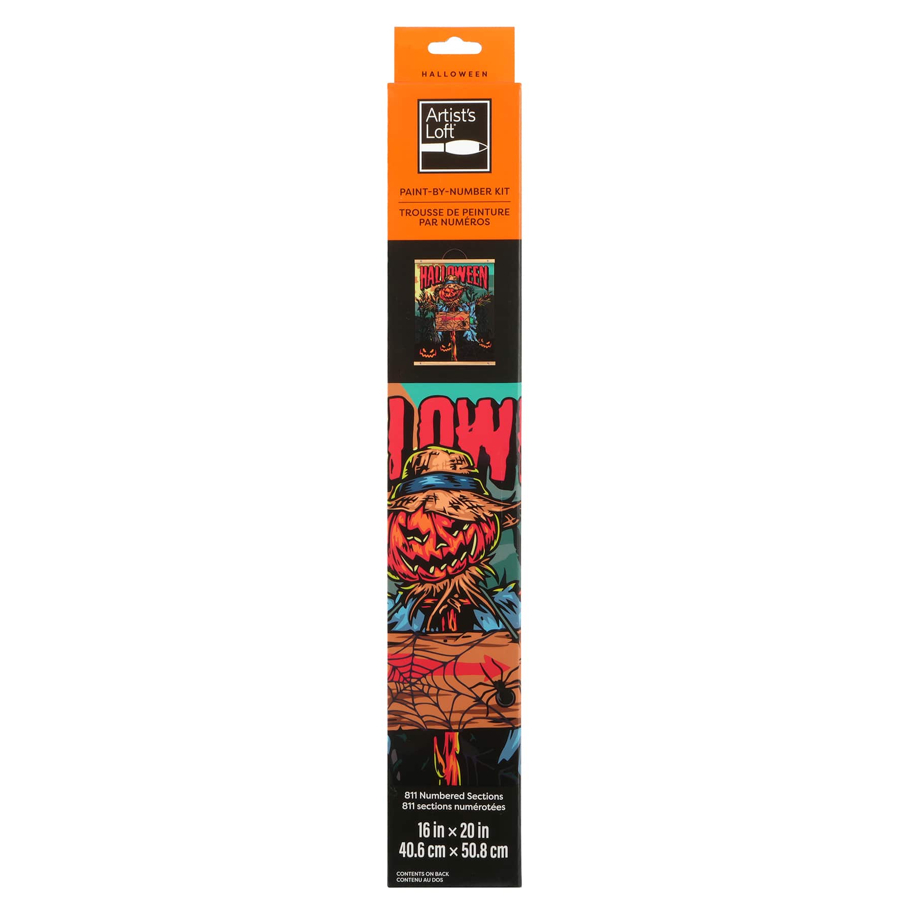 16&#x22; x 20&#x22; Scarecrow Paint-by-Number Kit with Wood Display Hanger by Artist&#x27;s Loft&#xAE;