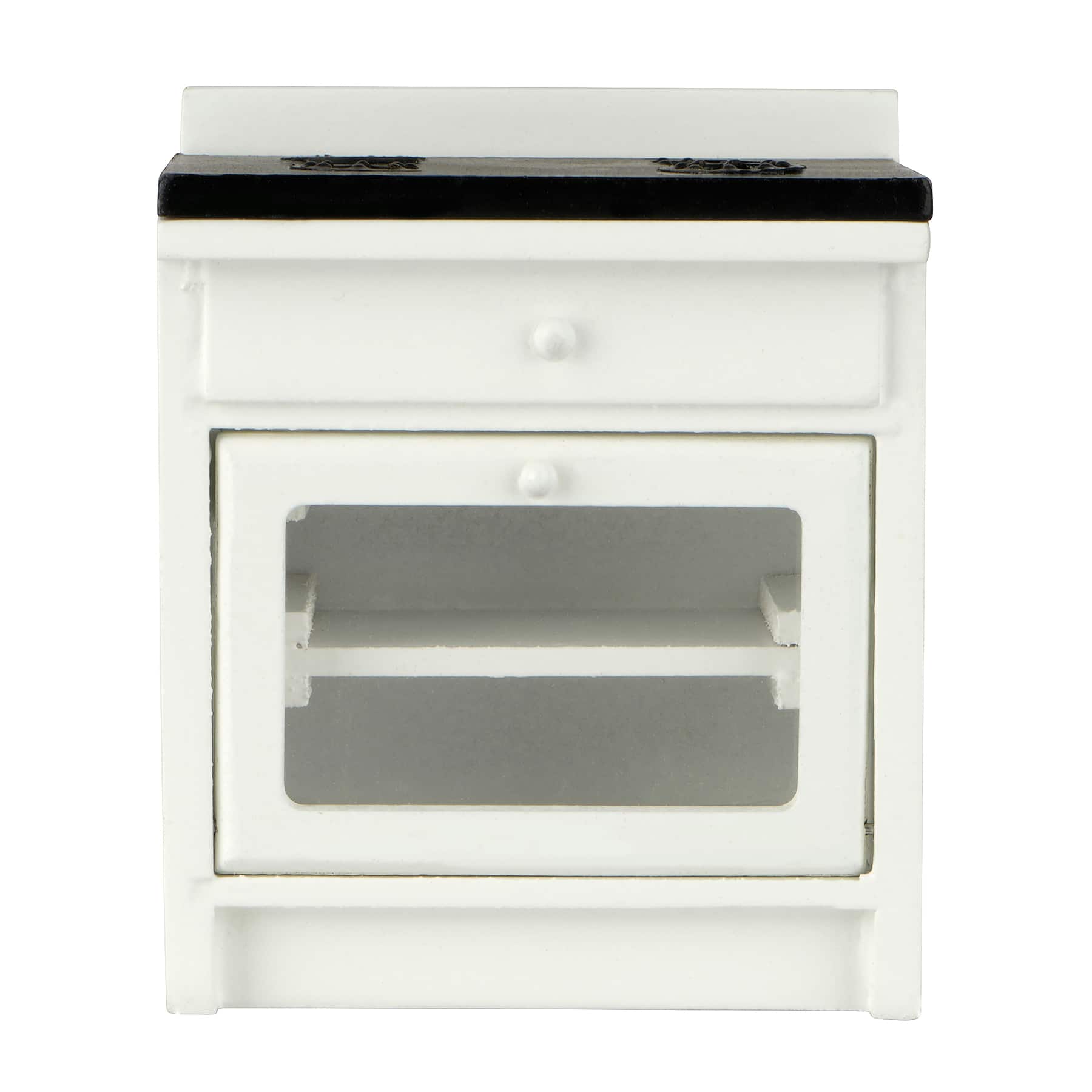 Mini White Kitchen Stove by Make Market&#xAE;