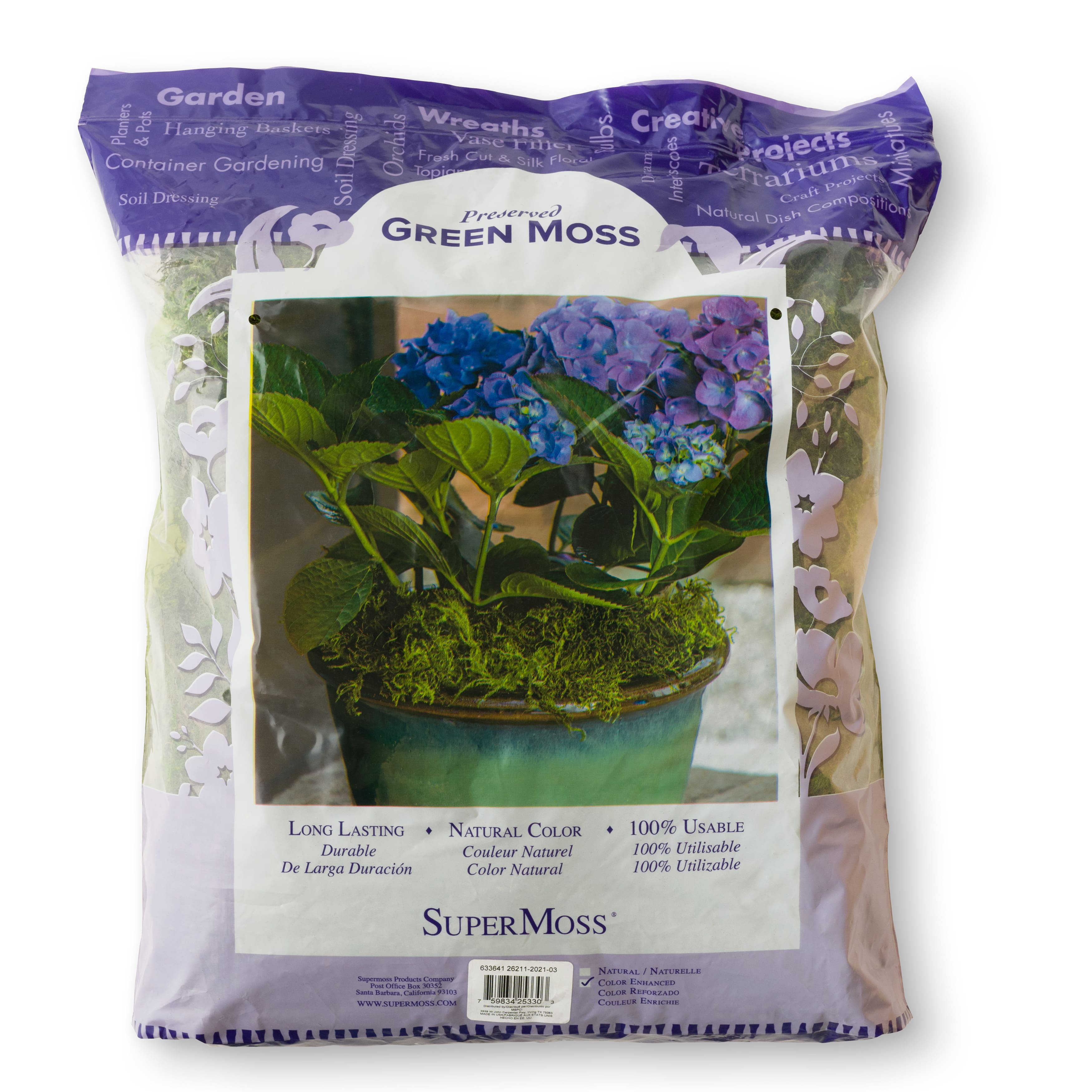 12 Pack: SuperMoss® Preserved Green Moss