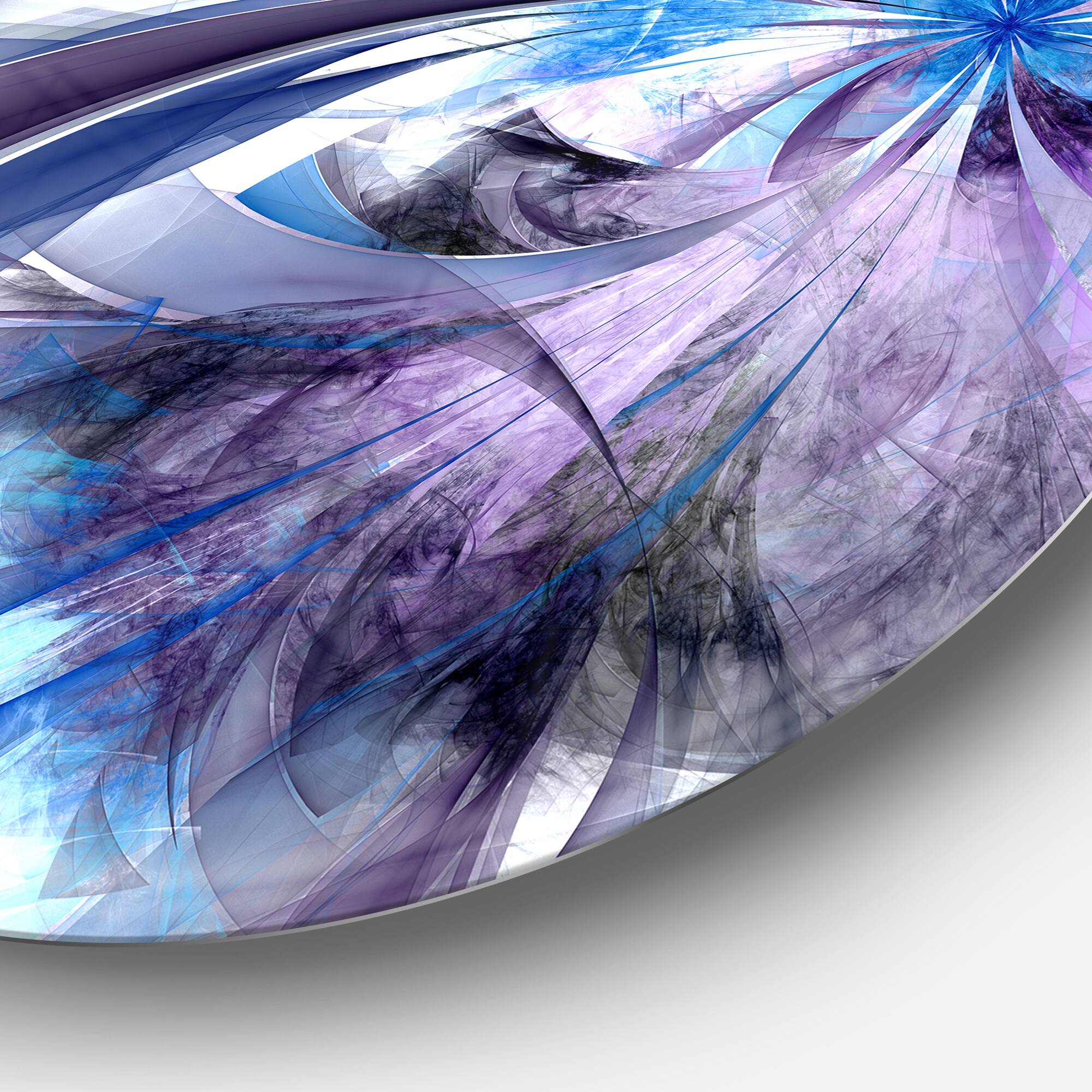 Designart - Deer on Meadow During Sunrise' Disc Animal Metal Circle Wall Art