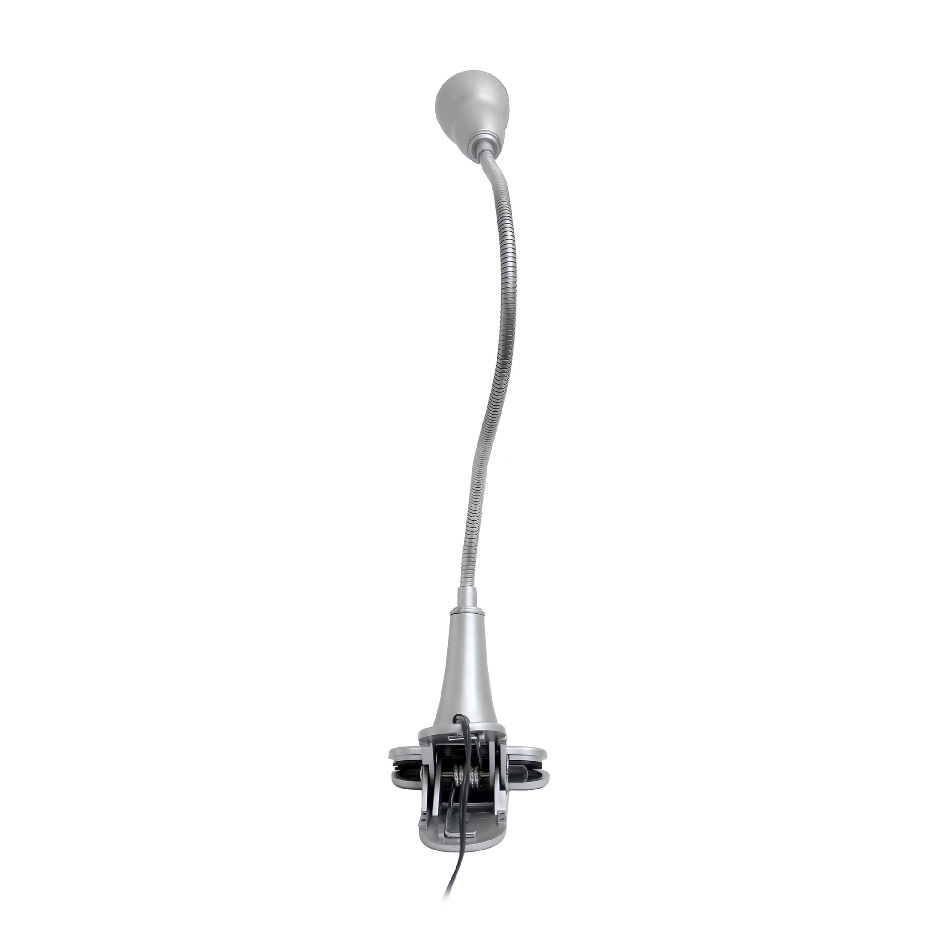 Simple Designs LED Gooseneck Clip Light Desk Lamp