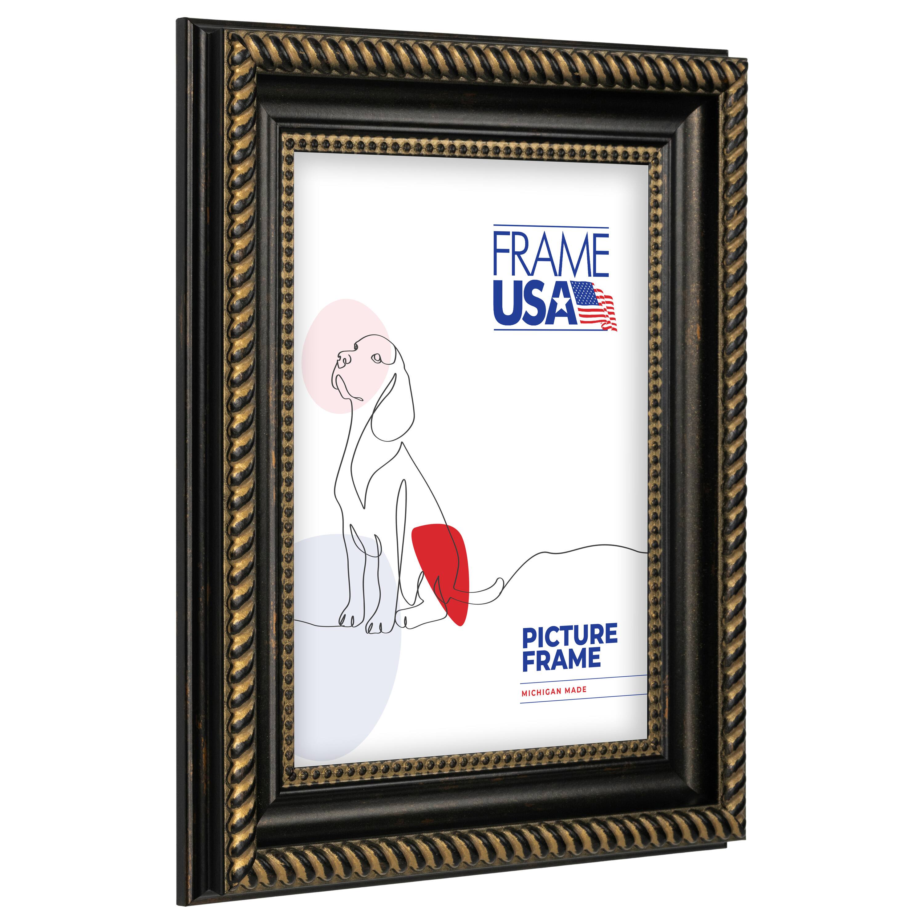 Frame USA Napolean Black & Gold Single Image Picture Frame