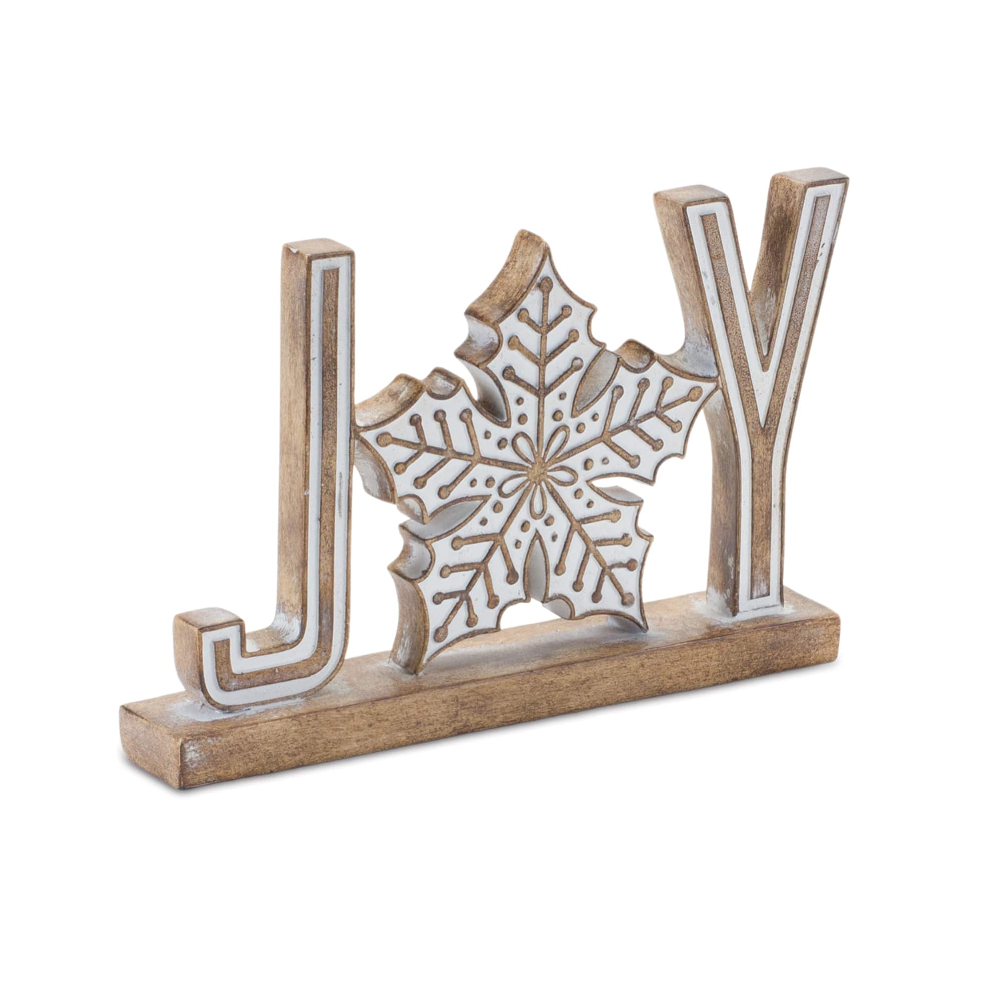 Holiday Joy & Noel Tabletop Décor Set, 8.5" & 6.75"