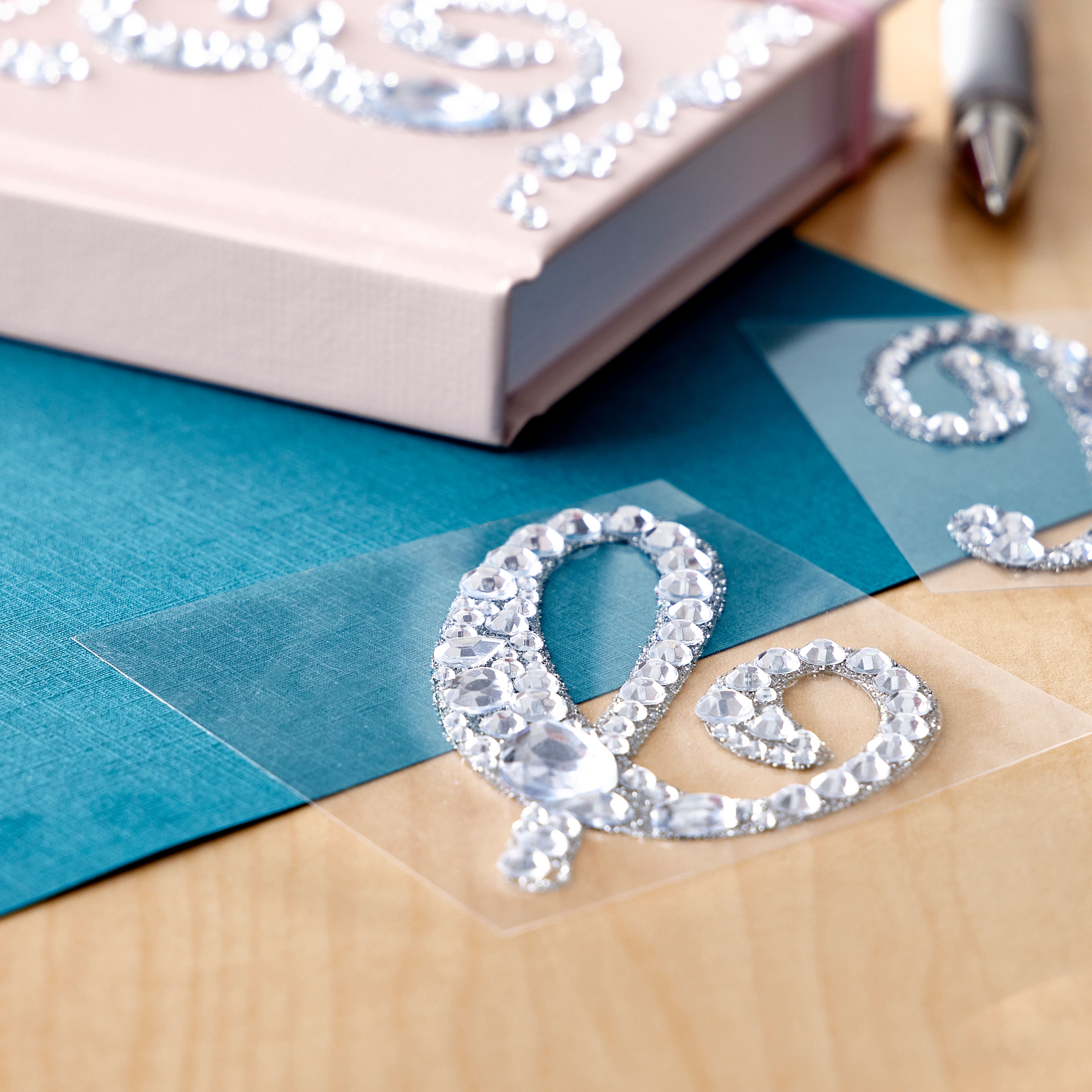 12 Pack: Bling Alphabet Letter Sticker by Recollections&#x2122;