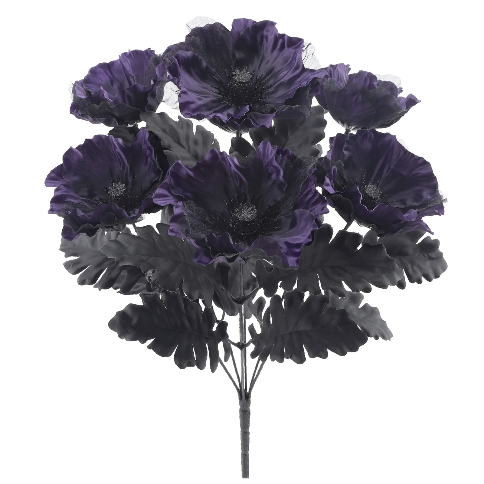 17&#x22; Purple-Black Poppy Bush by Ashland&#xAE;