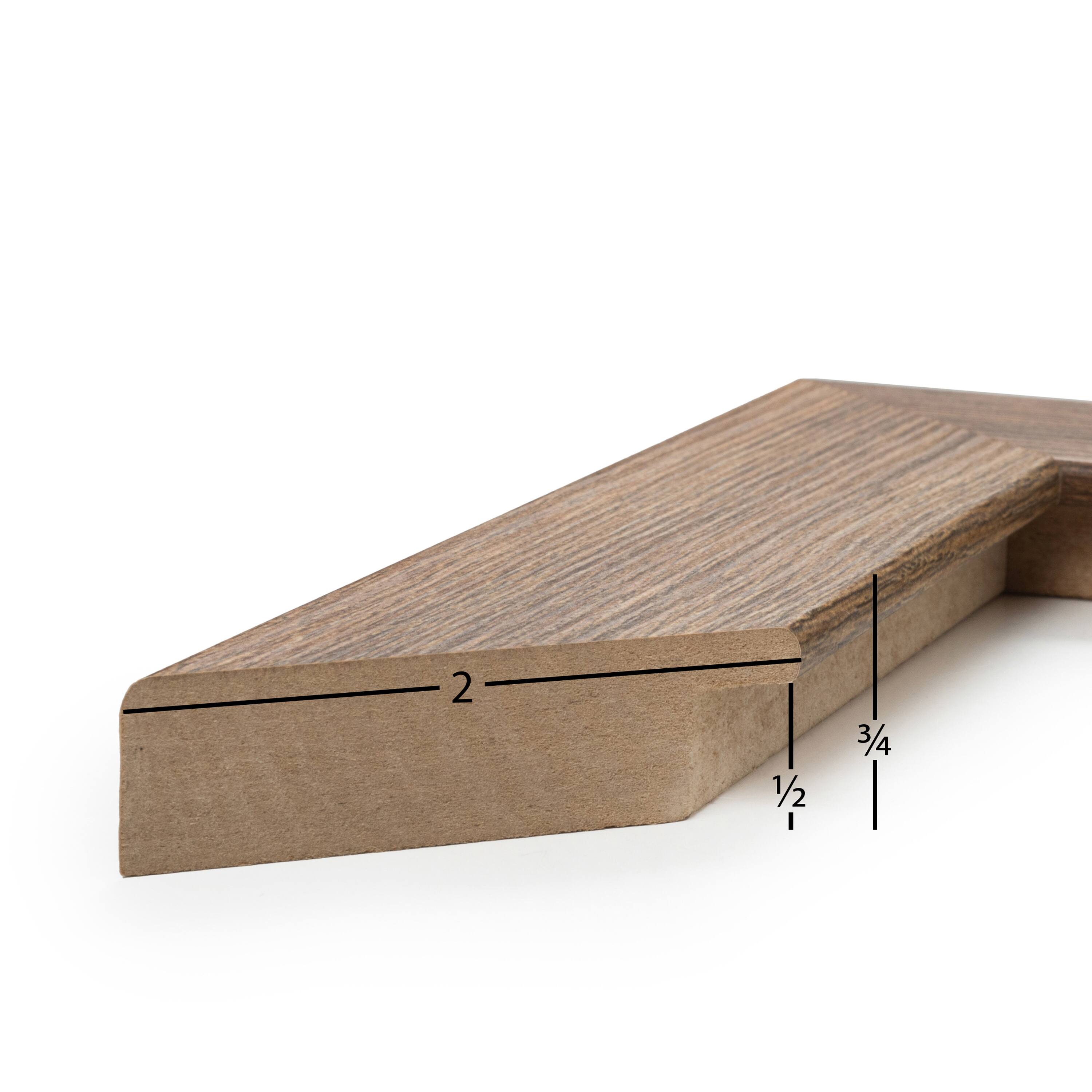 Frame USA Corporate Wide Brown Barnwood Single Image Picture Frame