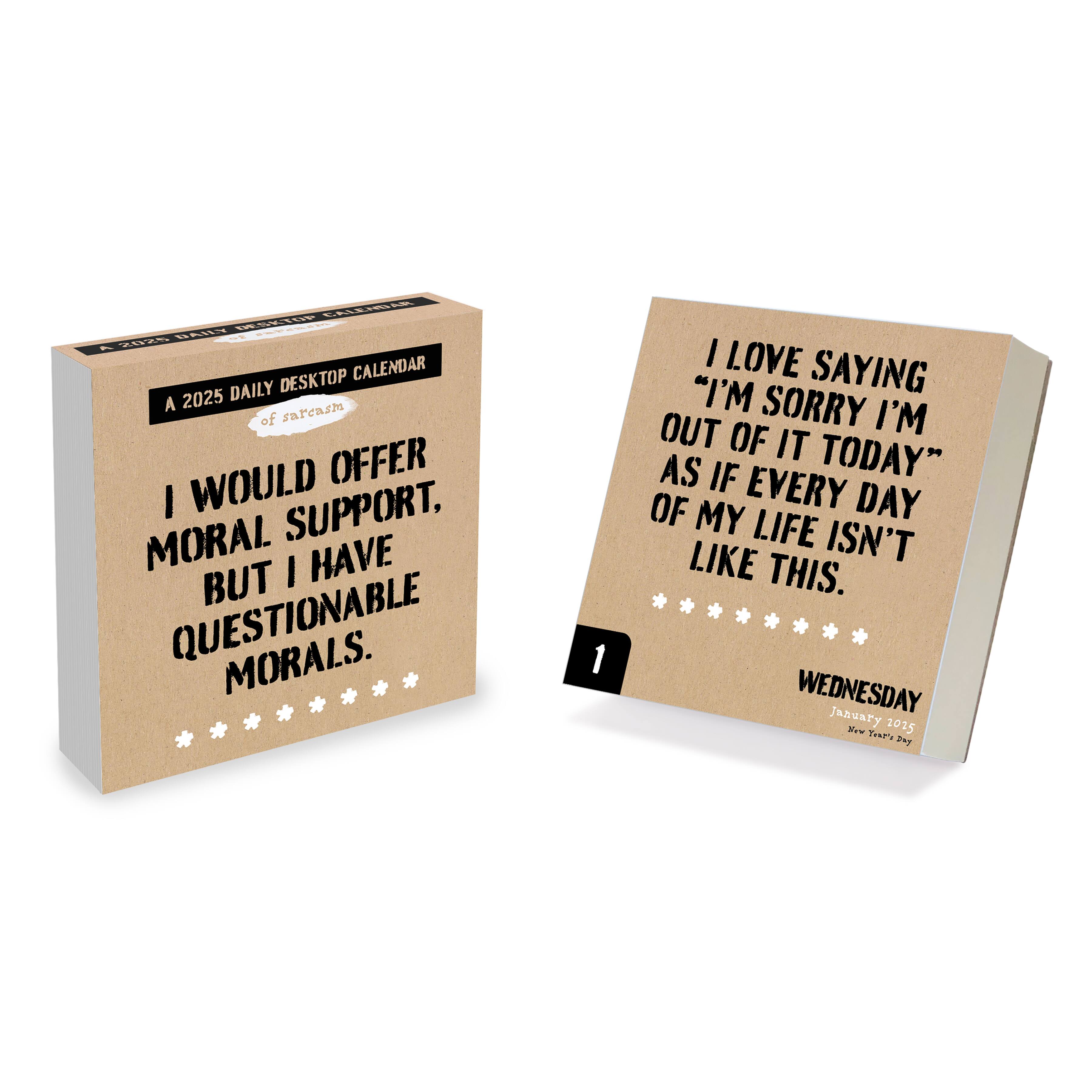 TF Publishing 2025 Anti Affirmations Daily Desktop Calendar