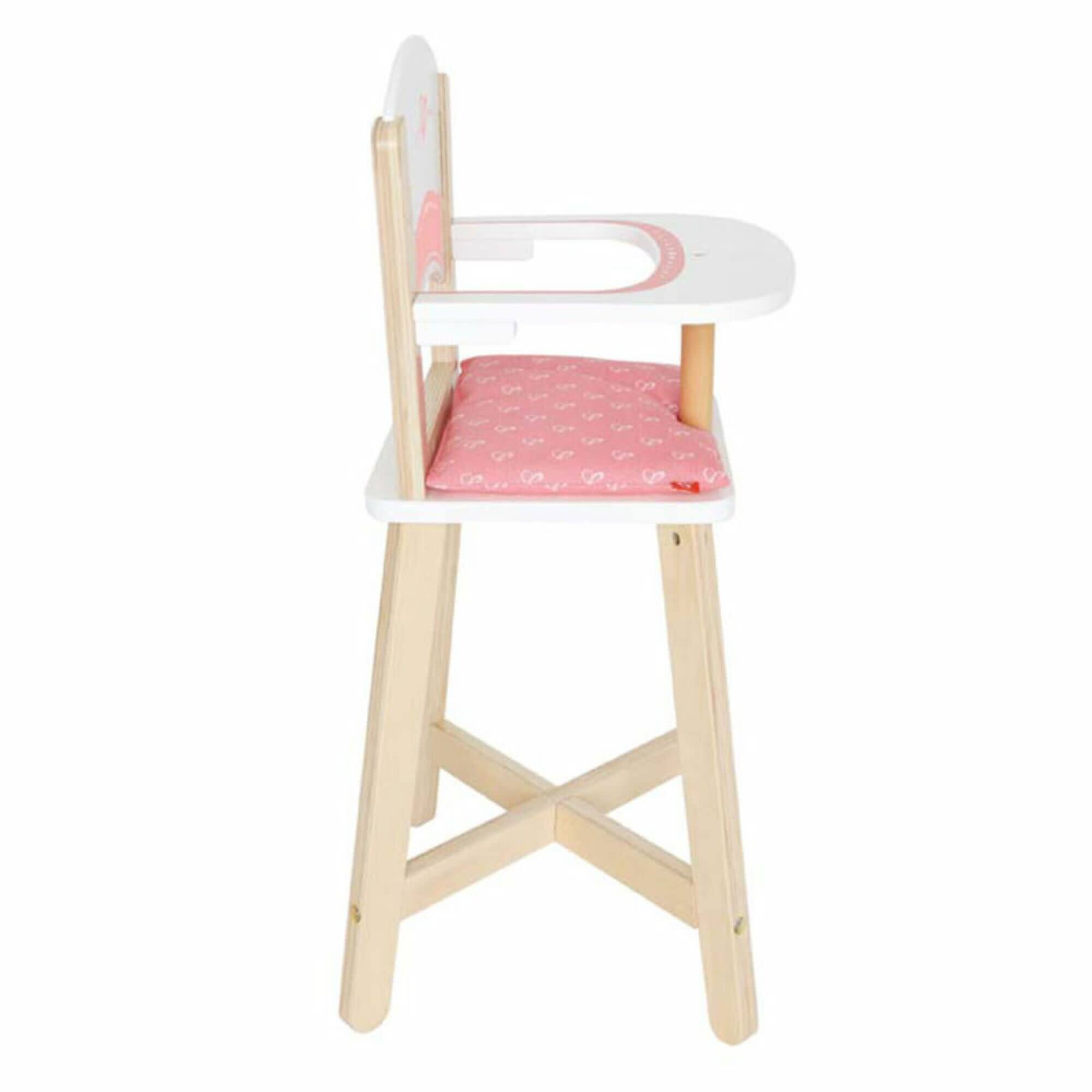 Hape Pink Heart Babydoll Highchair