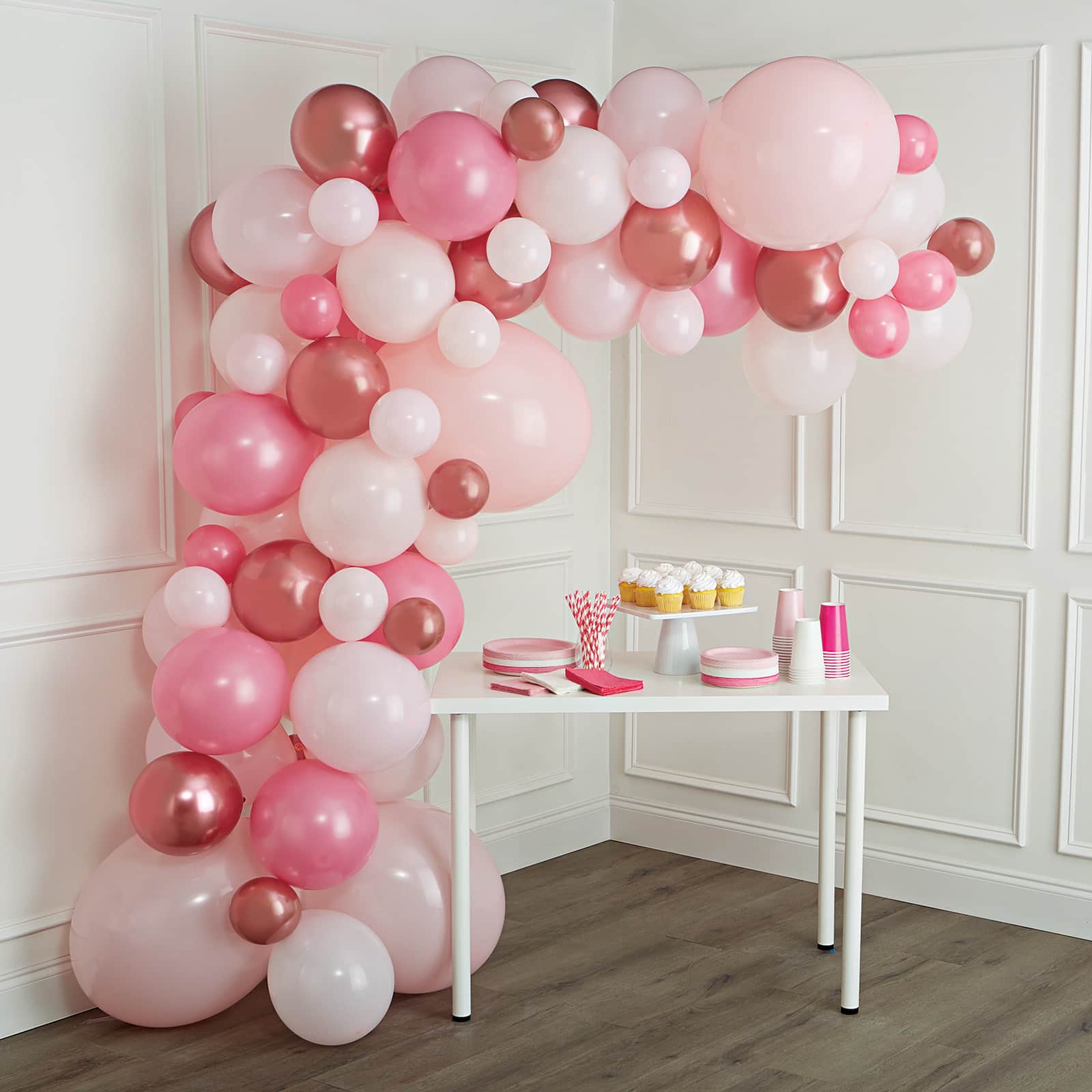 6 Pack: 10ft. Pink Balloon Garland by Celebrate It&#x2122;