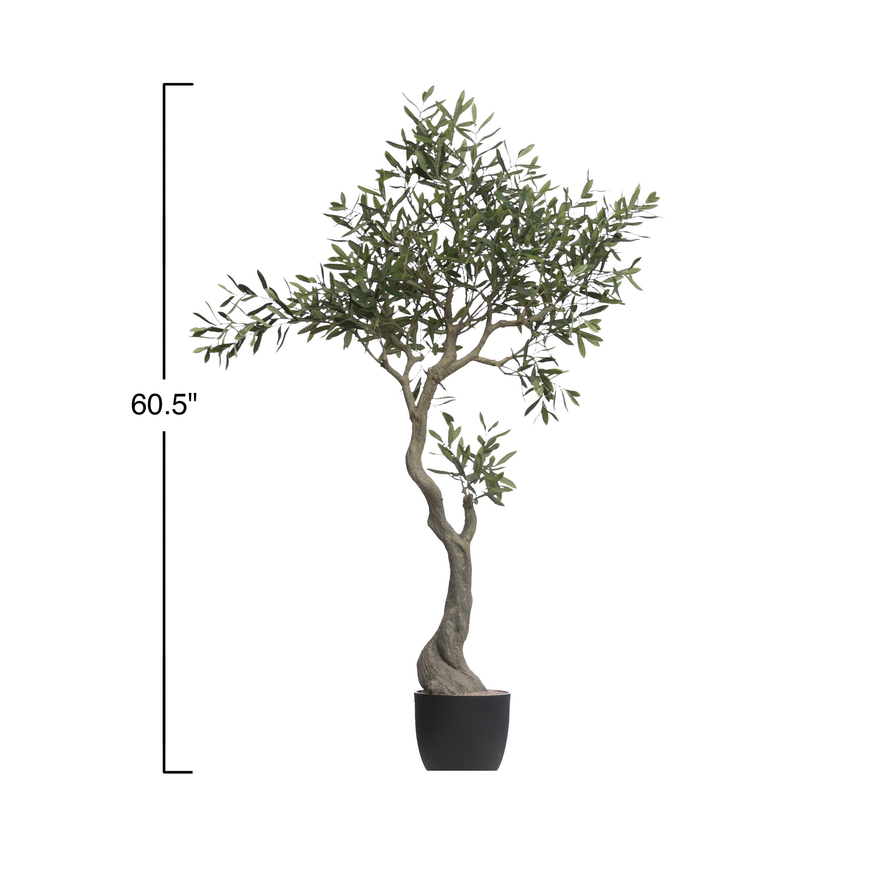 Hello Honey&#xAE; 60&#x22; Faux Olive Tree in Pot