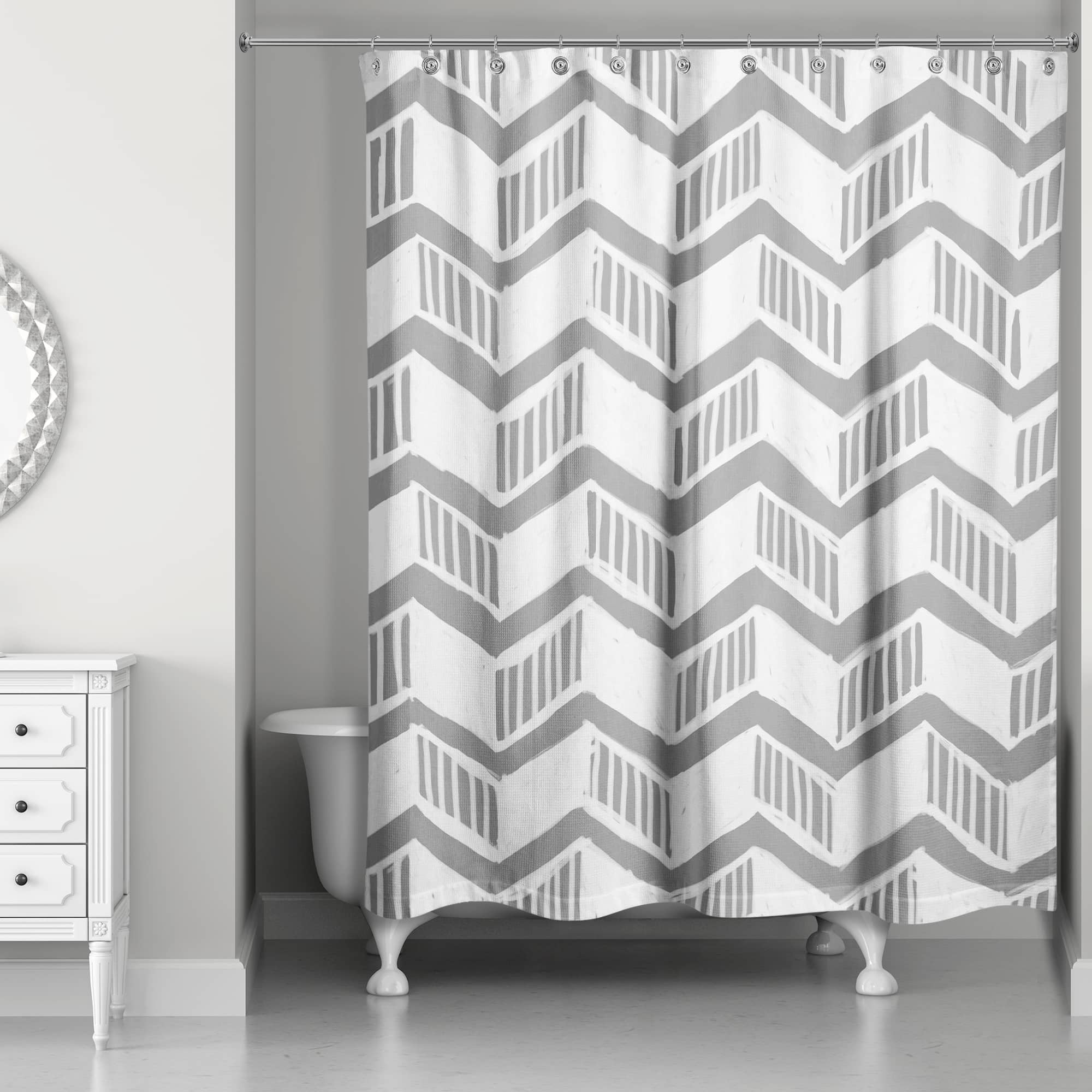 Chevron Shower Curtain