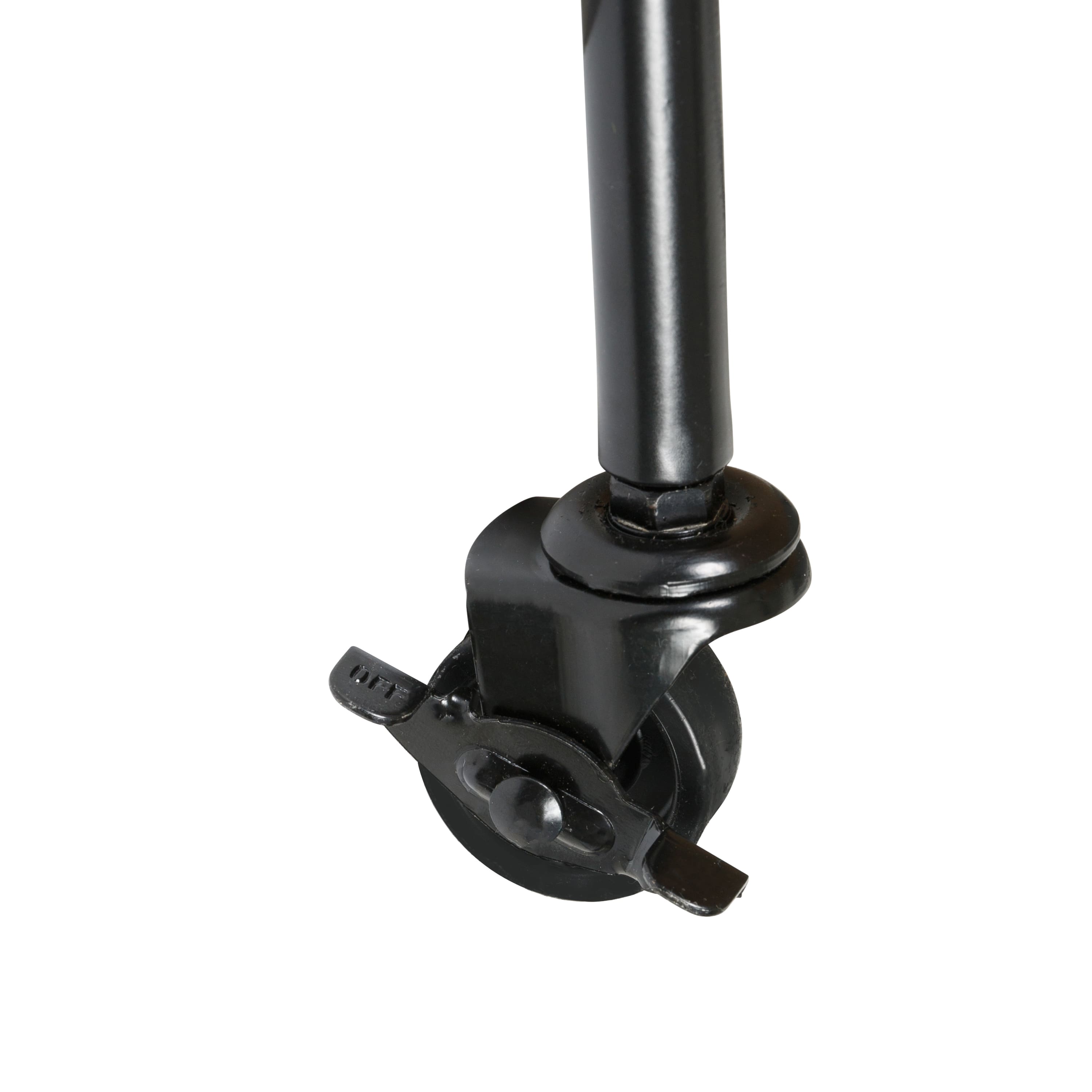 Honey Can Do 3-Tier Black & Rustic Brown Rolling Bar & Serving Cart