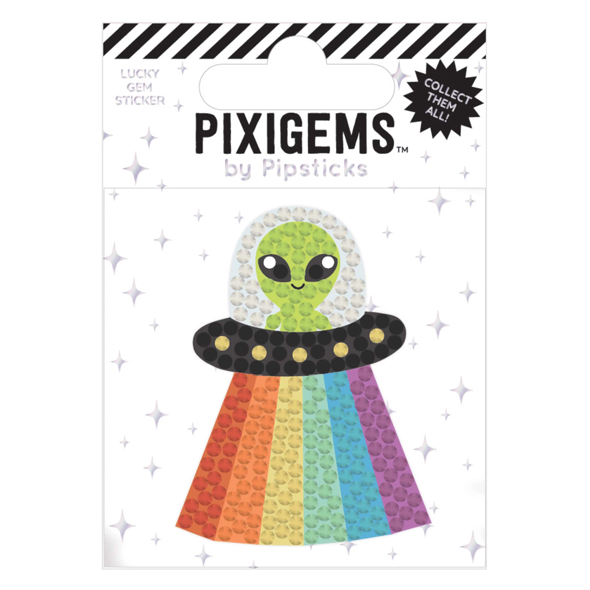Pixigems&#x2122; Alien Gem Sticker