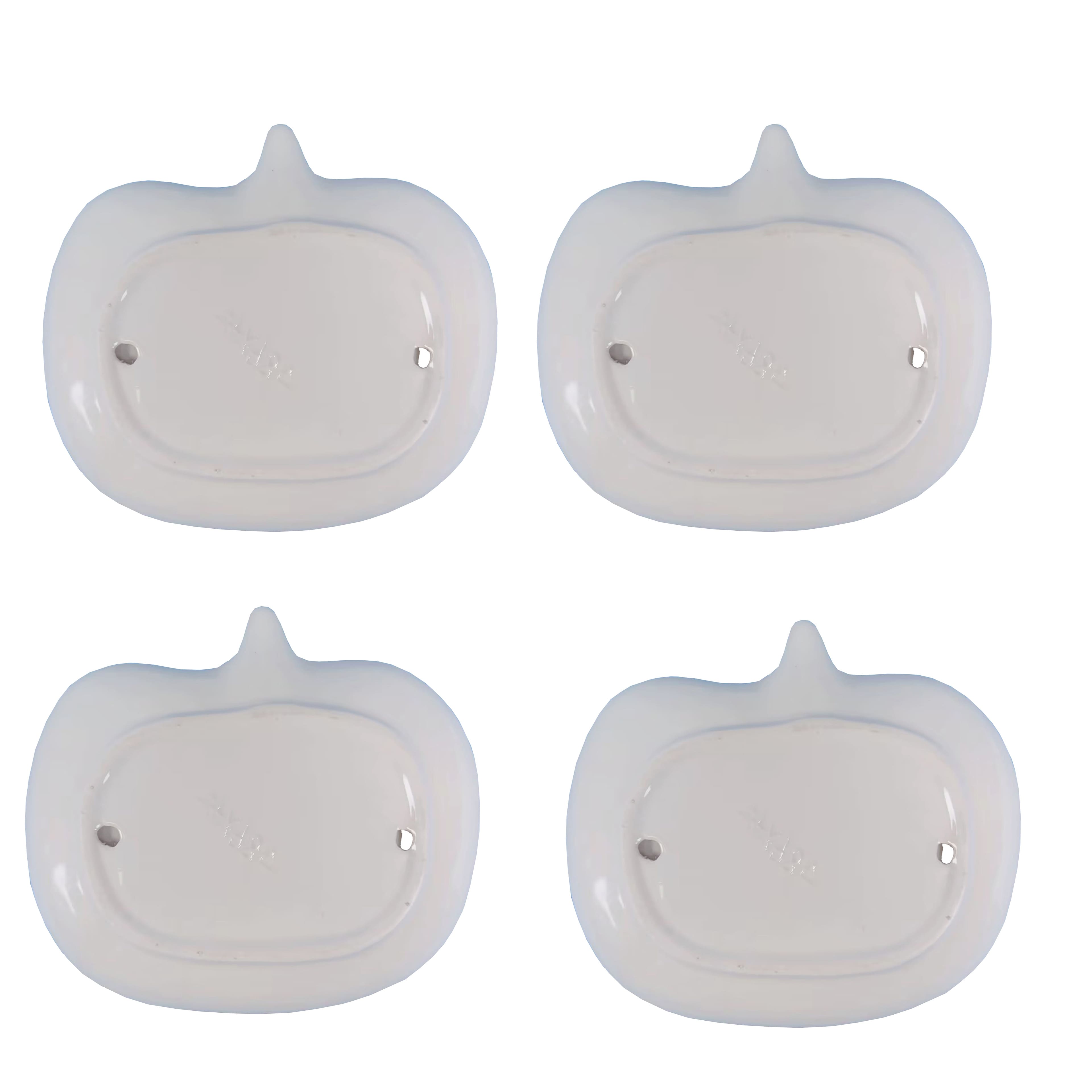 Assorted 8" Black & White Ceramic Pumpkin Plate by Ashland®, 1pc.