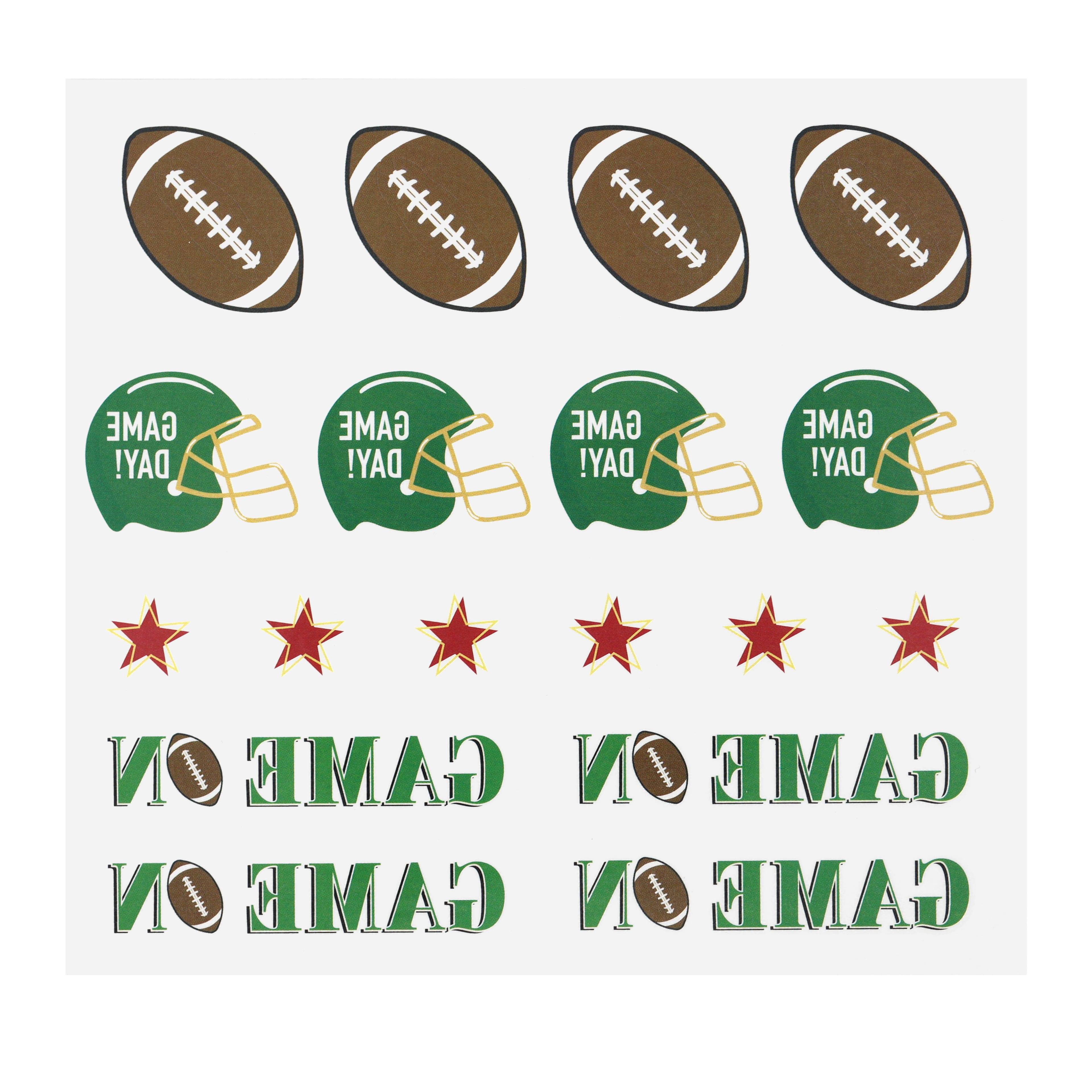 Game Day Temporary Tattoos by Celebrate It&#x2122;