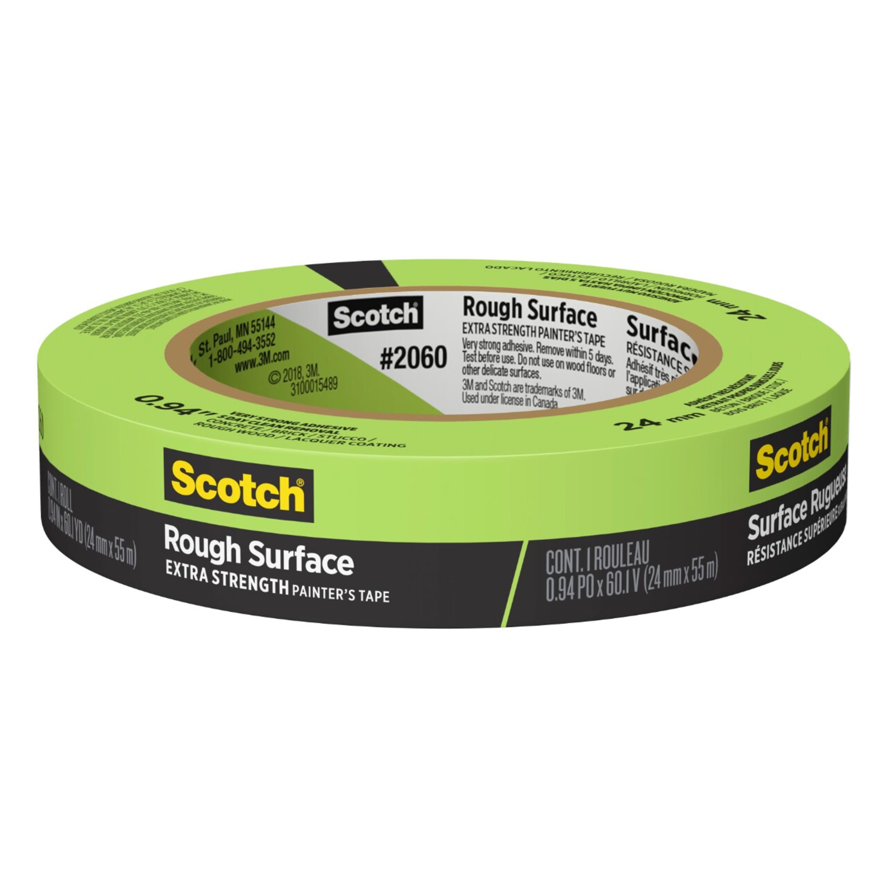 Ruban de masquage pour surfaces rugueuses de 24 mm x 54,9 m de Scotch