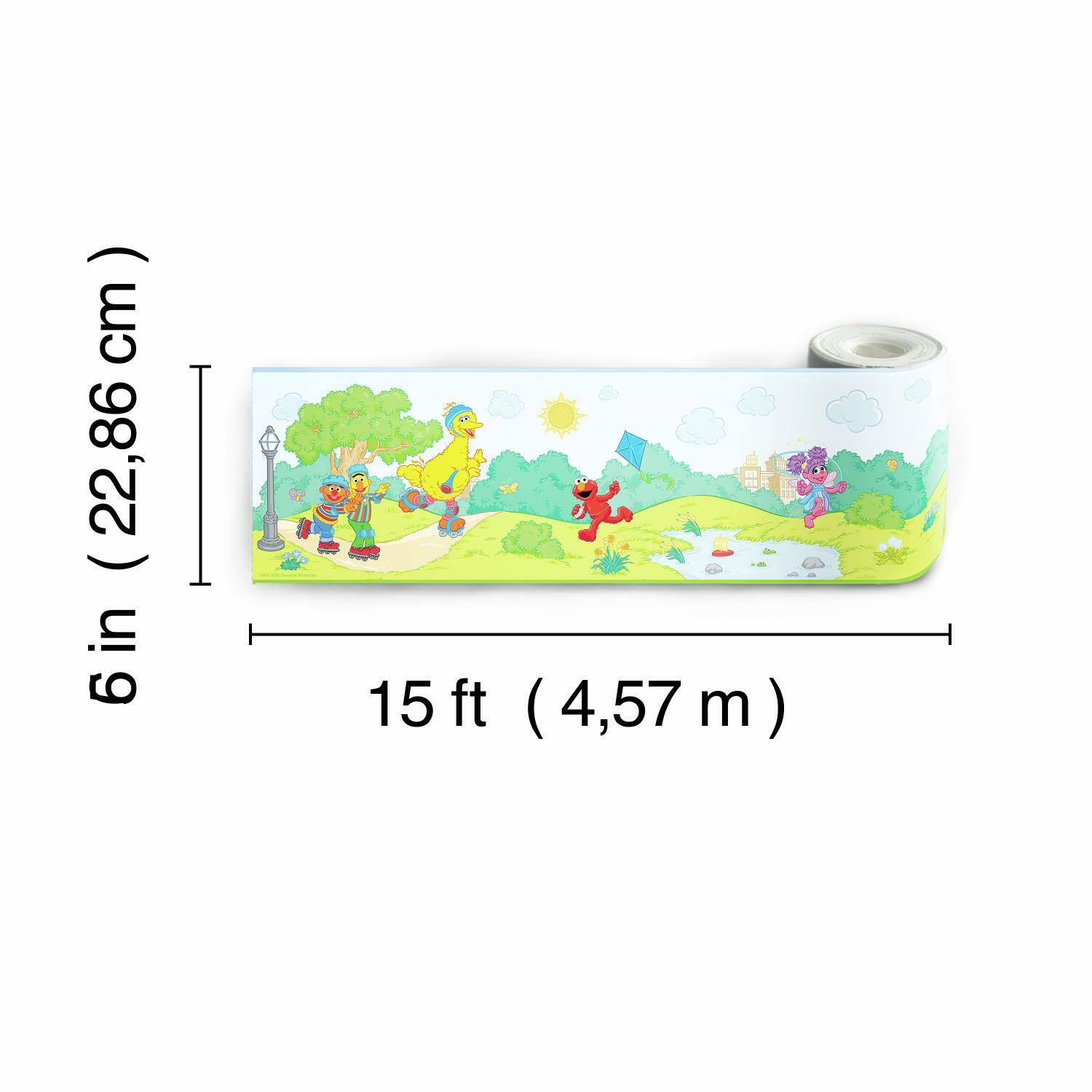 RoomMates Sesame Street&#xAE; Peel &#x26; Stick Border