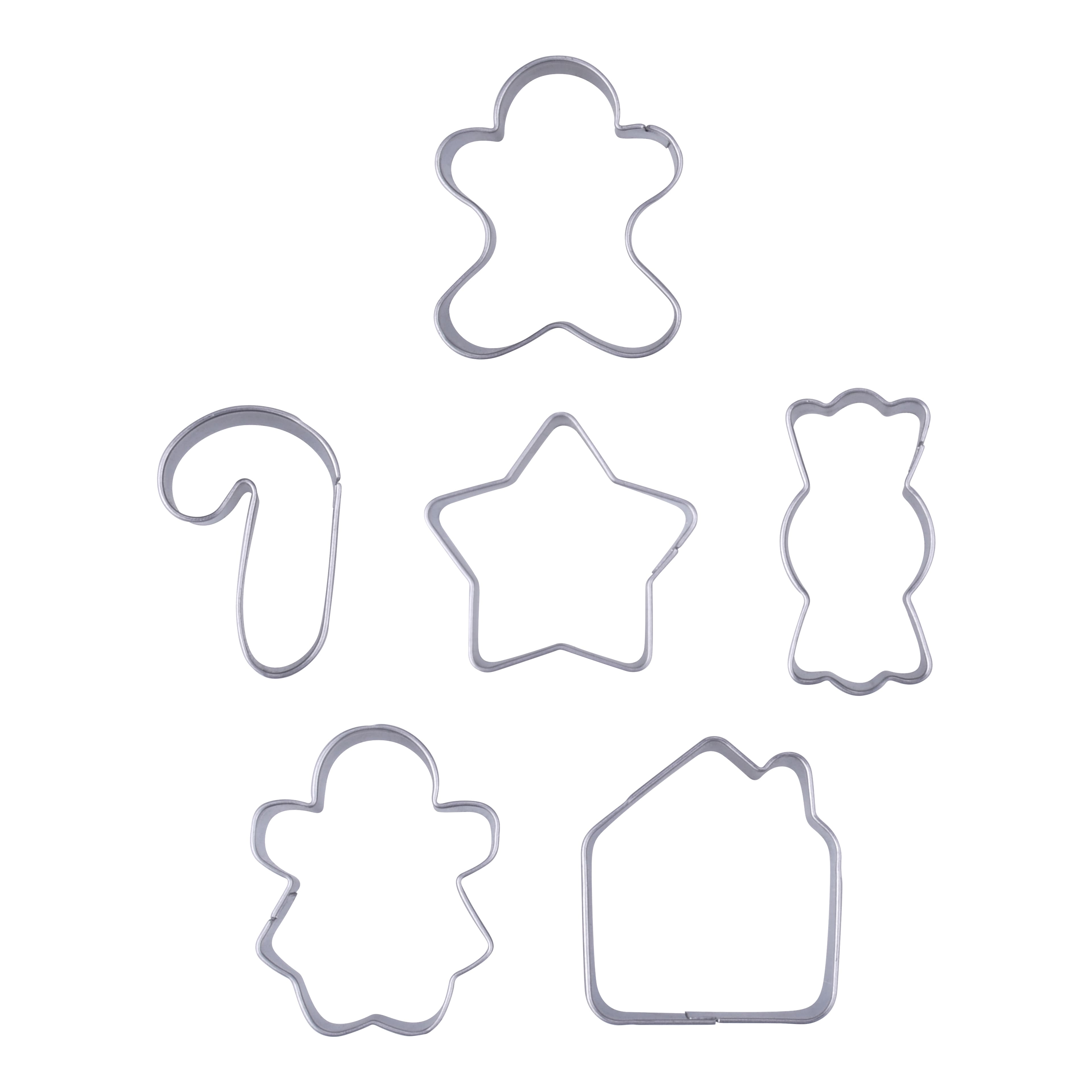 Gingerbread Christmas Icon Mini Cookie Cutter Set by Celebrate It&#xAE;