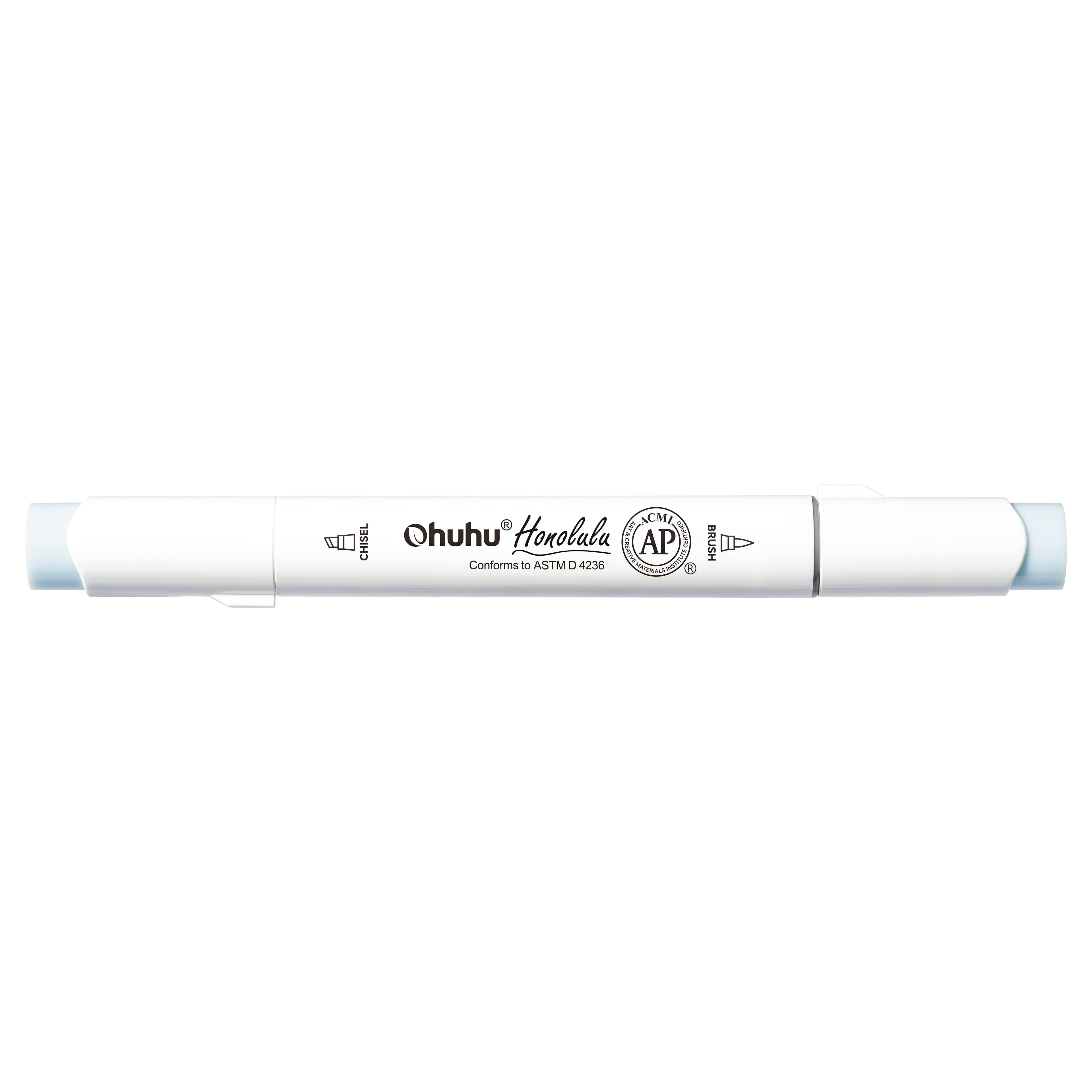 Ohuhu® Honolulu Brush & Chisel Dual Tip Marker
