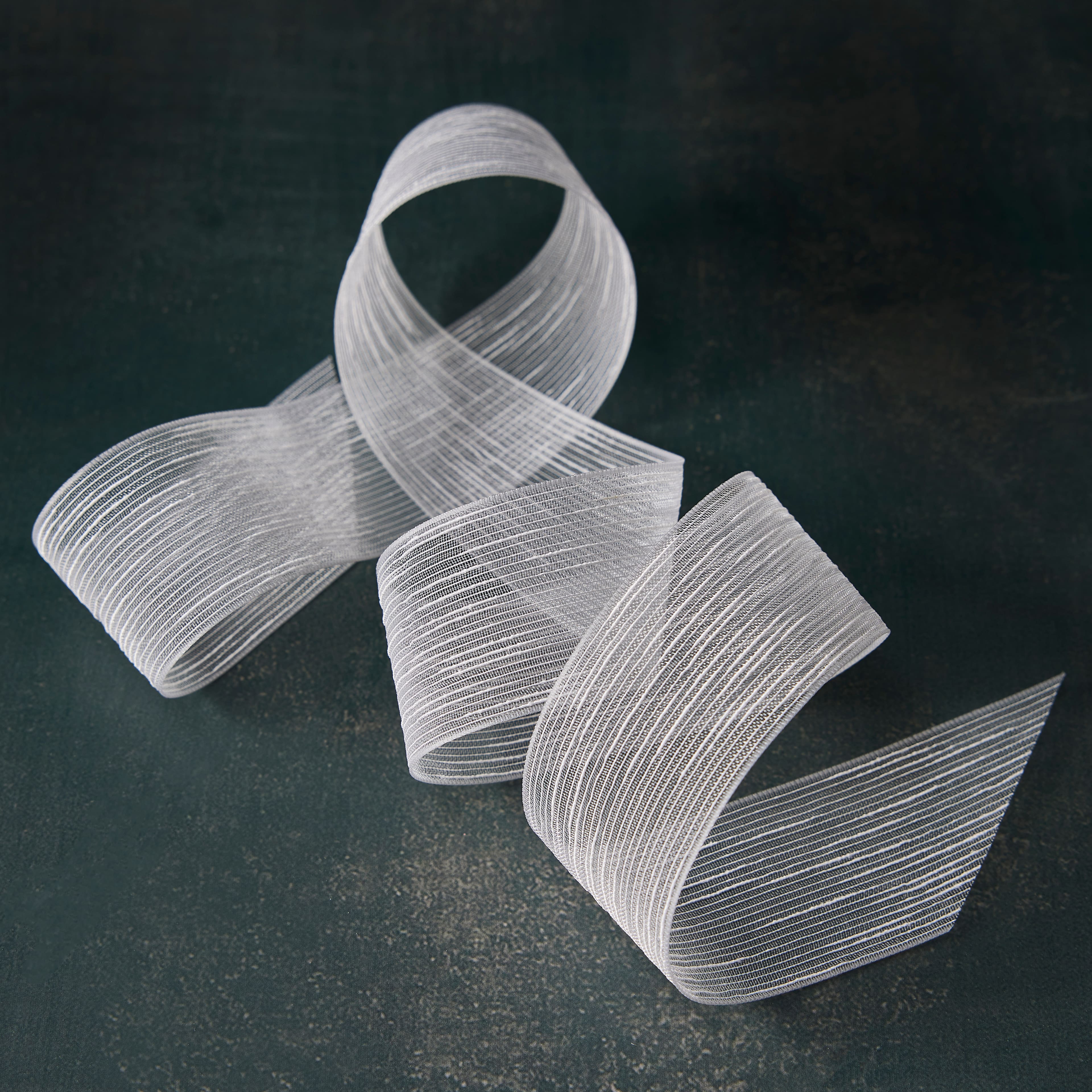 1.5&#x22; x 3yd. Crackle Chiffon Ribbon by Celebrate It&#x2122;