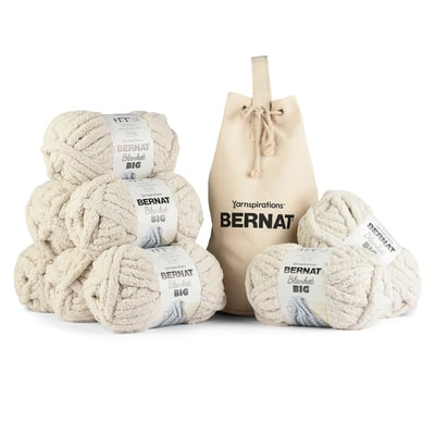 8 Pack Bernat® Blanket Big™ Yarn with Bag