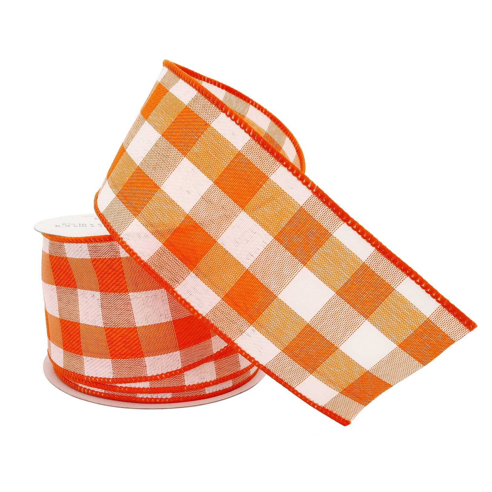 12 Pack: 2.5" x 8.3yd. Wired Gingham Ribbon by Celebrate It™