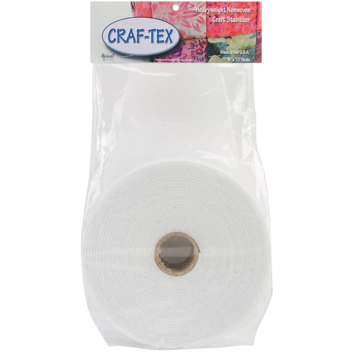 Bosal Craf-Tex White Non-Woven Sew-In, 1.75" x 10yd.