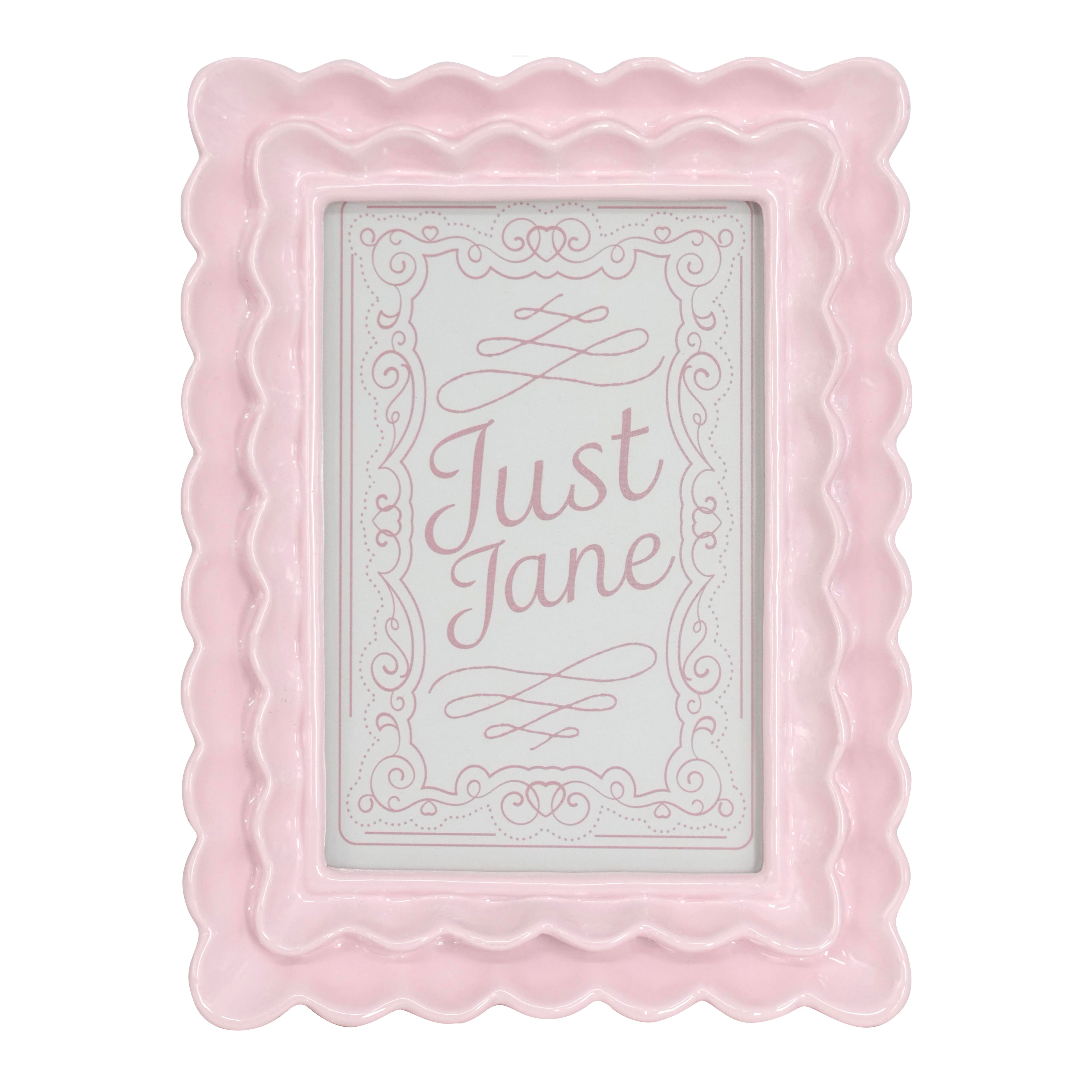Just Jane 4&#x22; x 6&#x22; Layered Wave Frame by Studio D&#xE9;cor&#xAE;